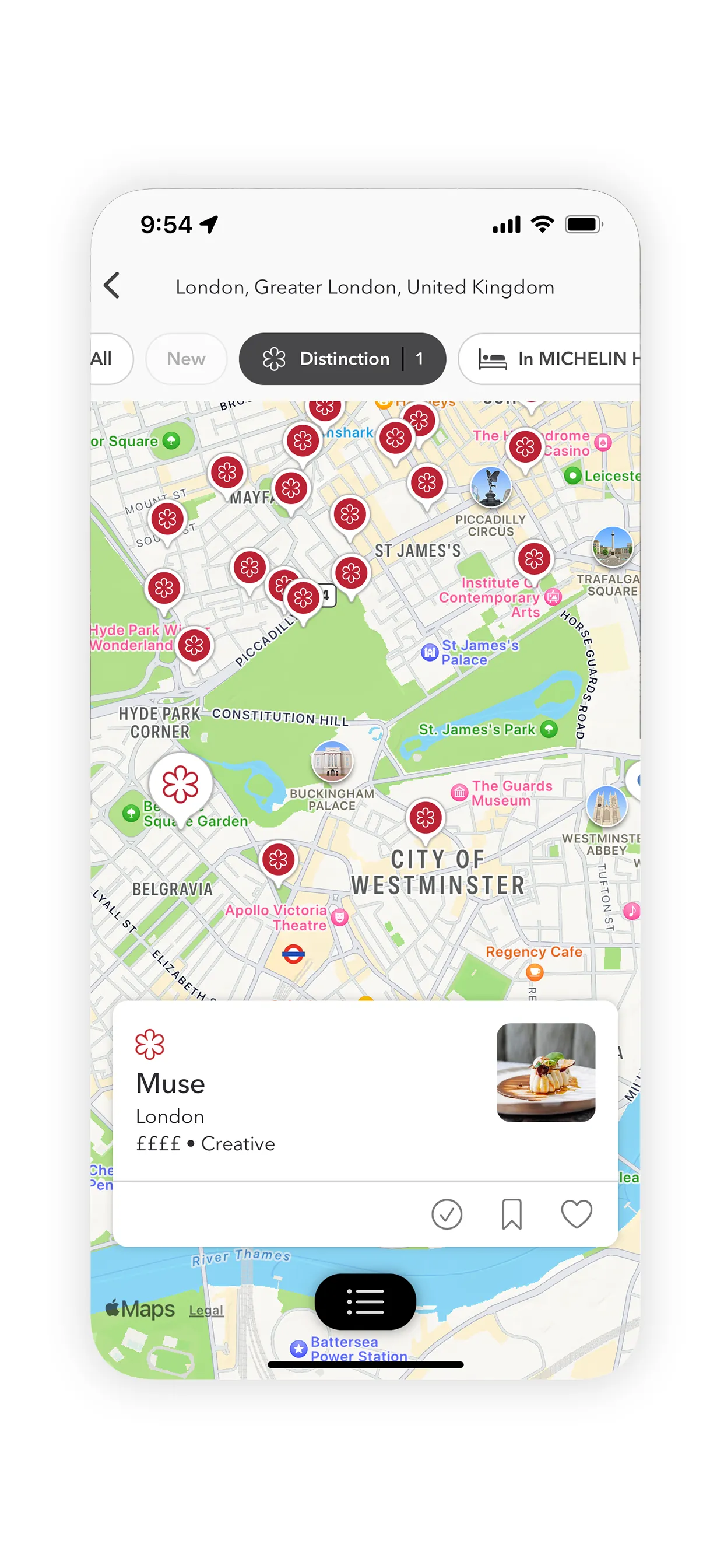 The MICHELIN Guide iphone screenshot 3
