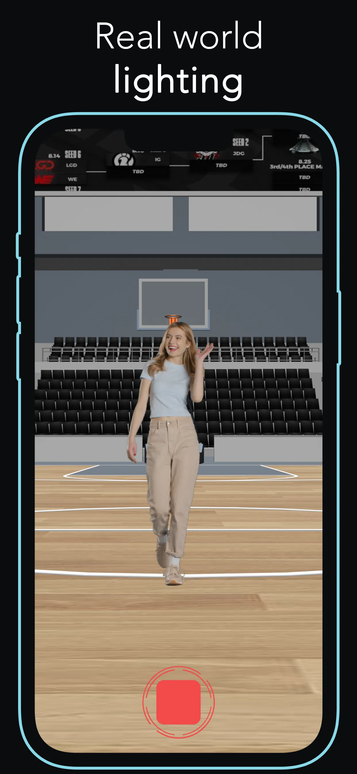 backAR Green Screen iphone screenshot 6