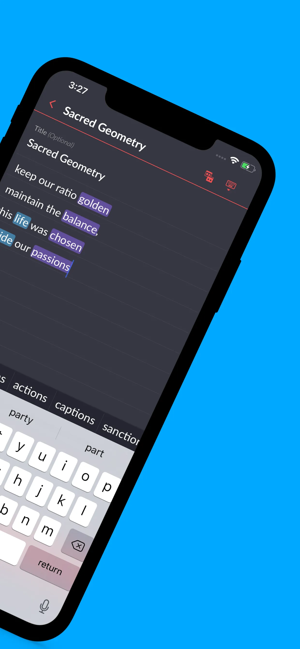 Rhymer's Block iphone screenshot 3