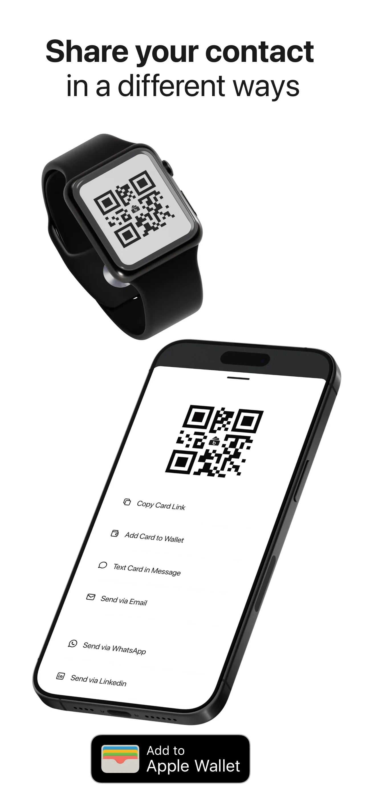 bCard: Digital Business Card iphone screenshot 2