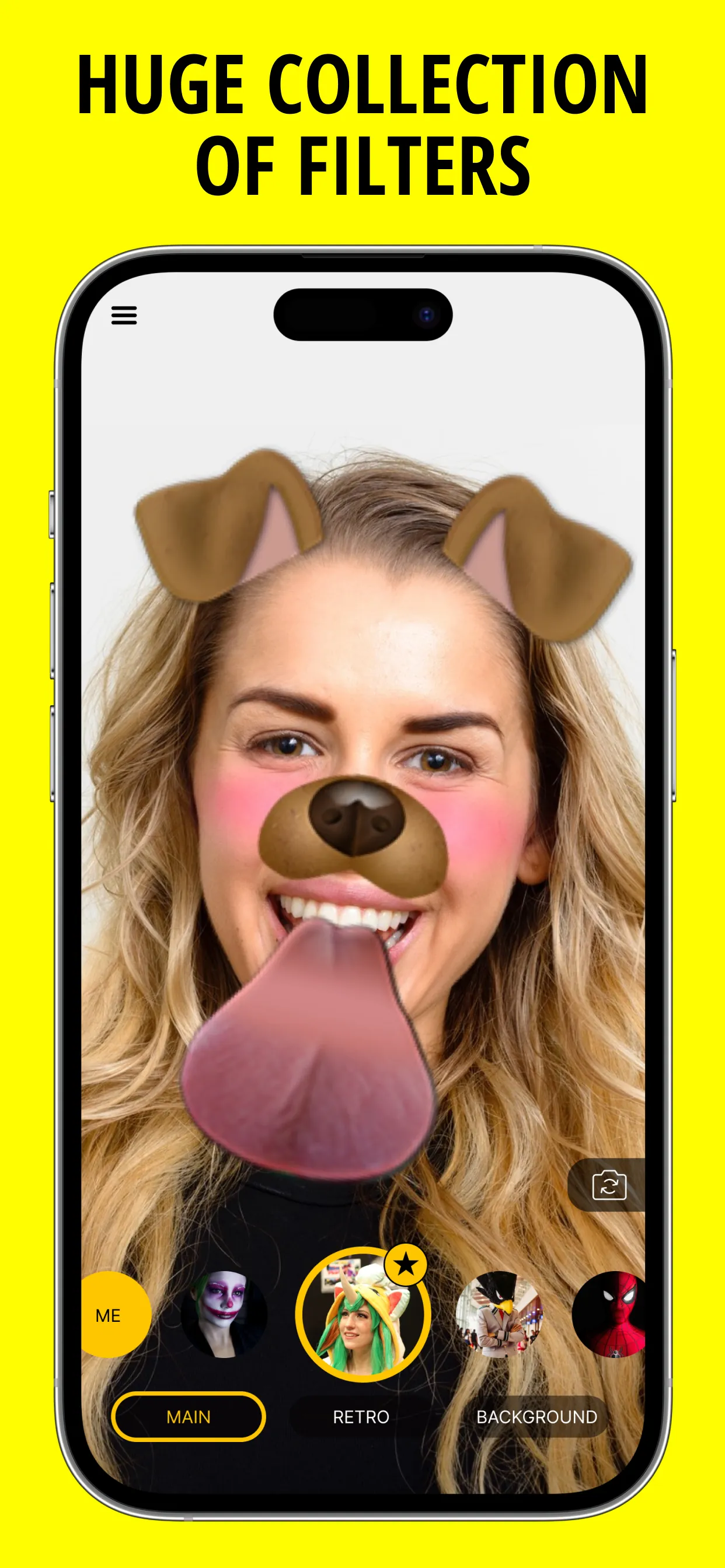Face Effects, Filters & Emojis iphone screenshot 2