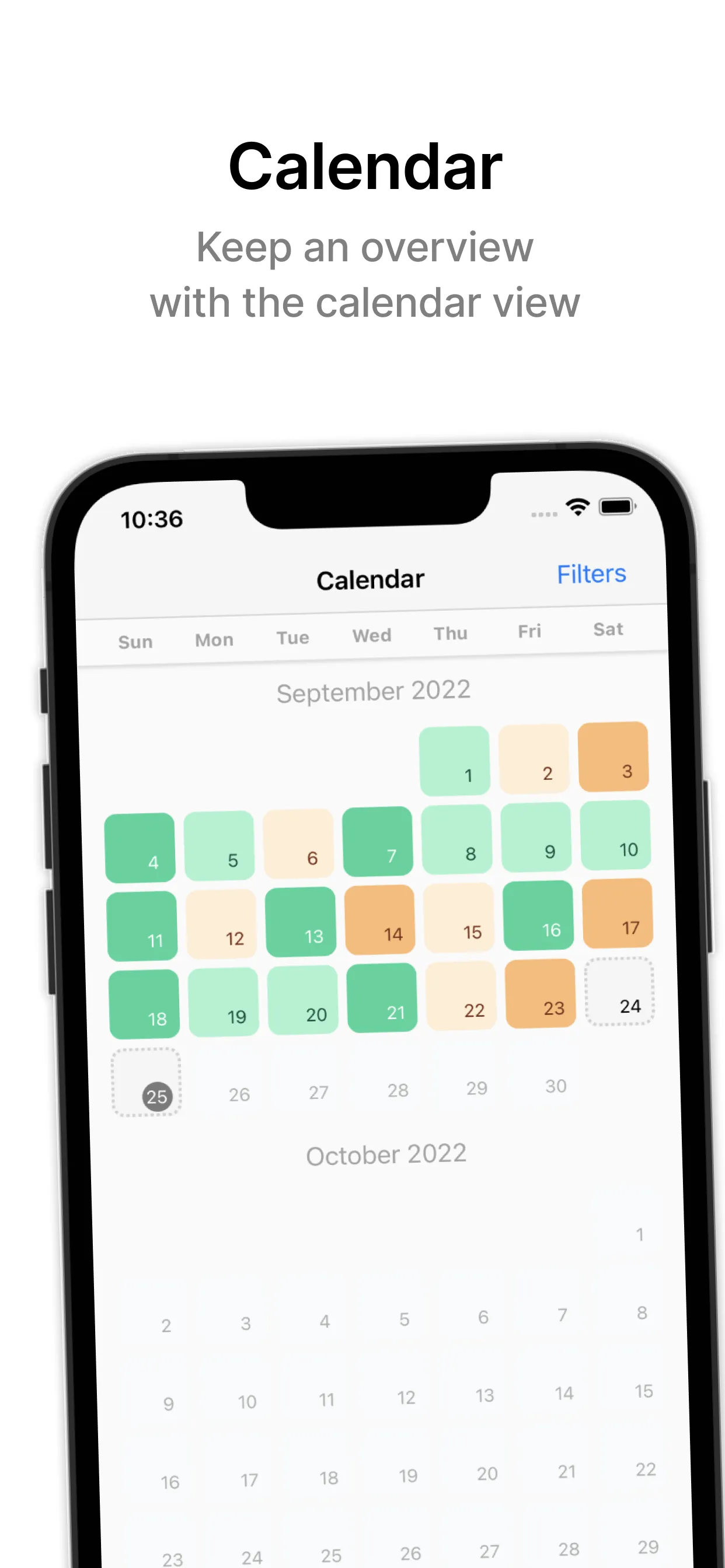 Pixy Mood Tracker iphone screenshot 2