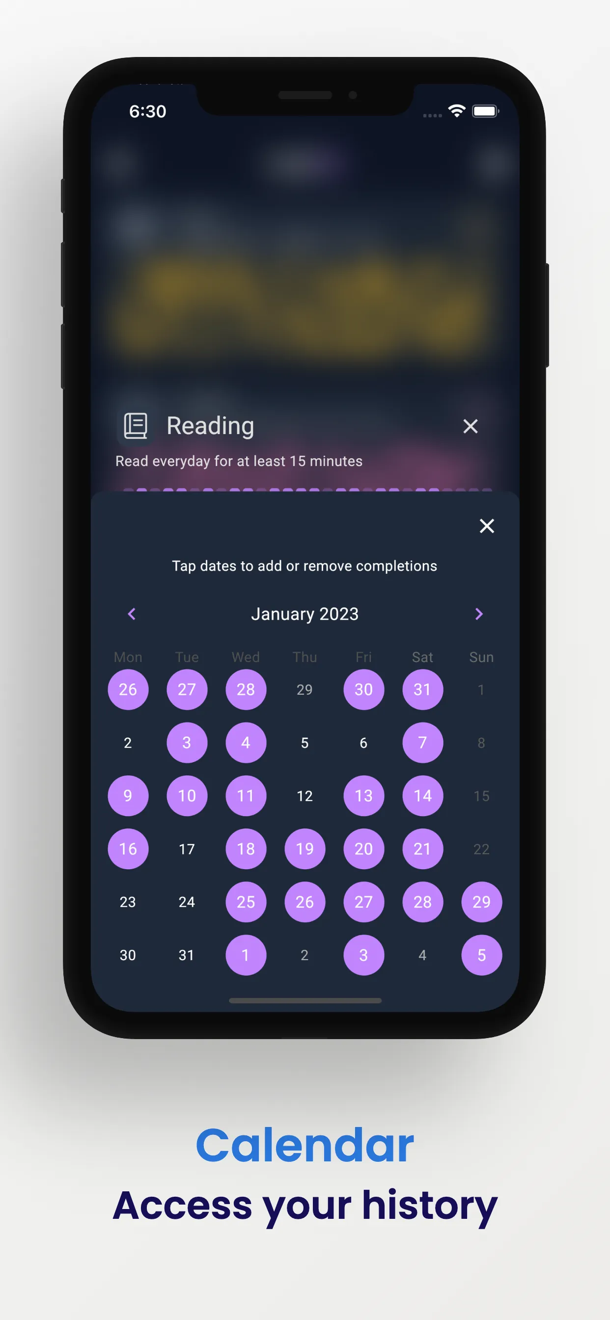 Habit Tracker - HabitKit iphone screenshot 6