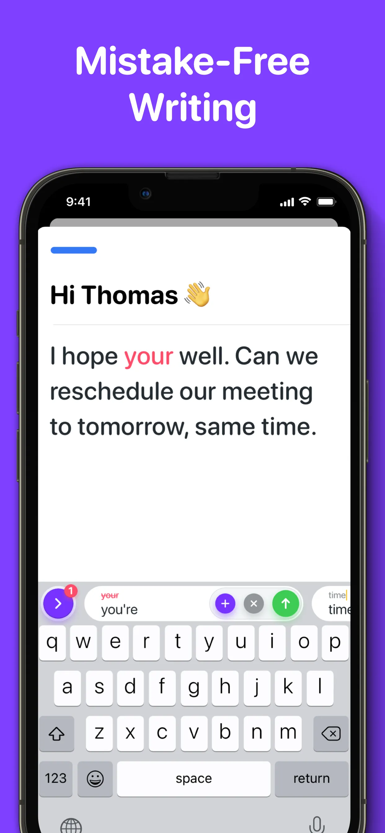Typeright: Grammar Check App iphone screenshot 2