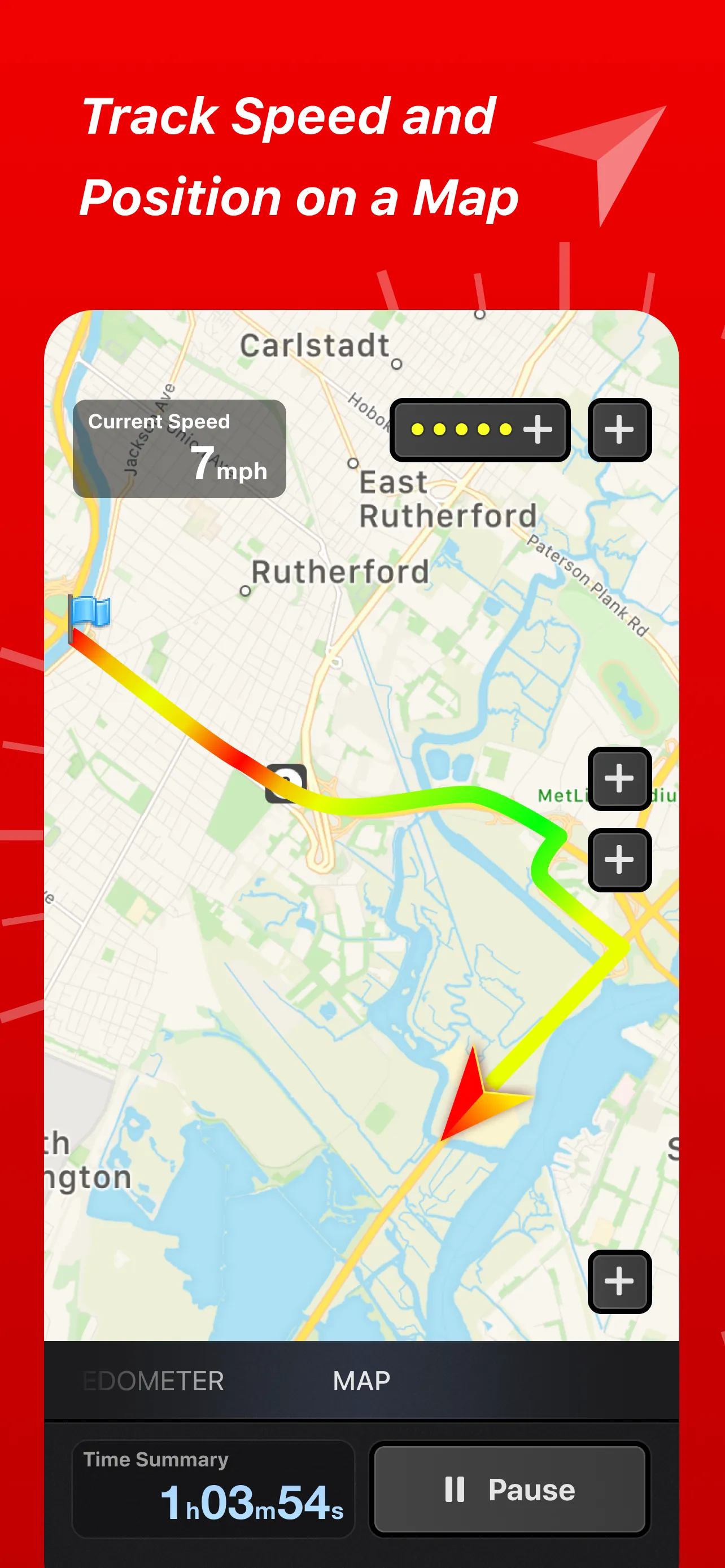 Speed Tracker: GPS Speedometer iphone screenshot 5