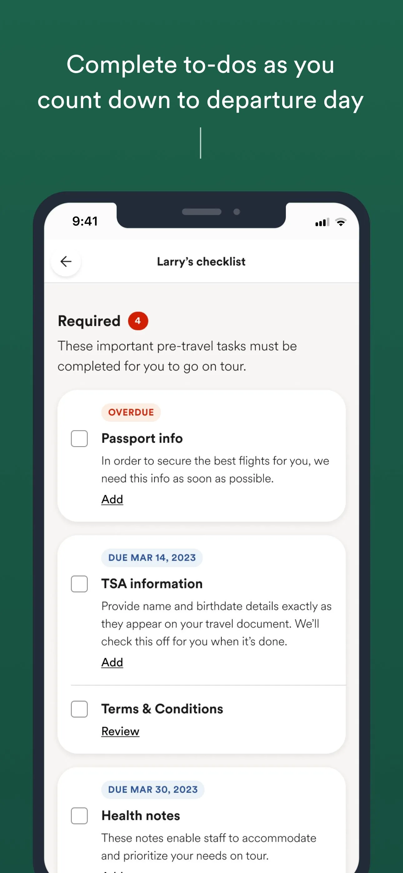 EF Go Ahead Tours iphone screenshot 8