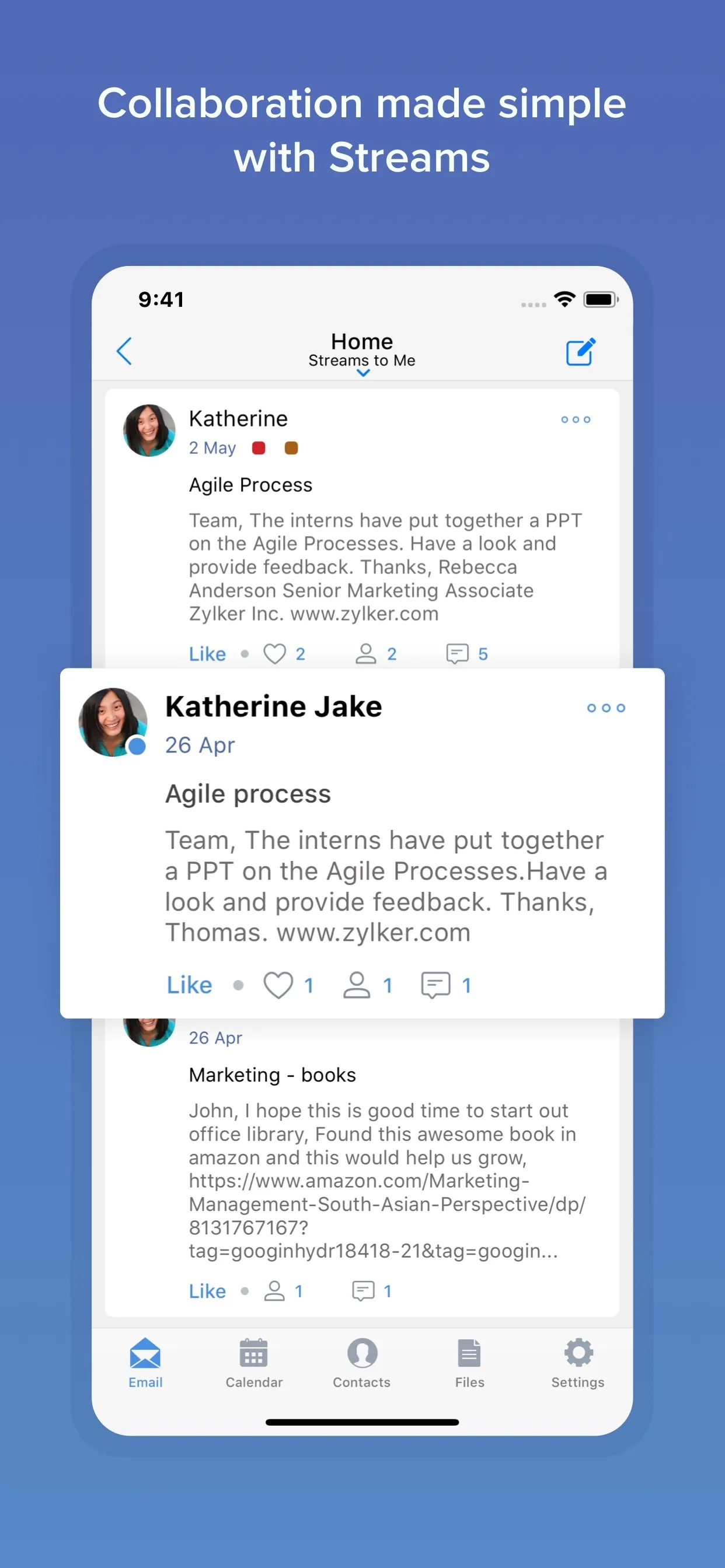 Zoho Mail - Email and Calendar iphone screenshot 8