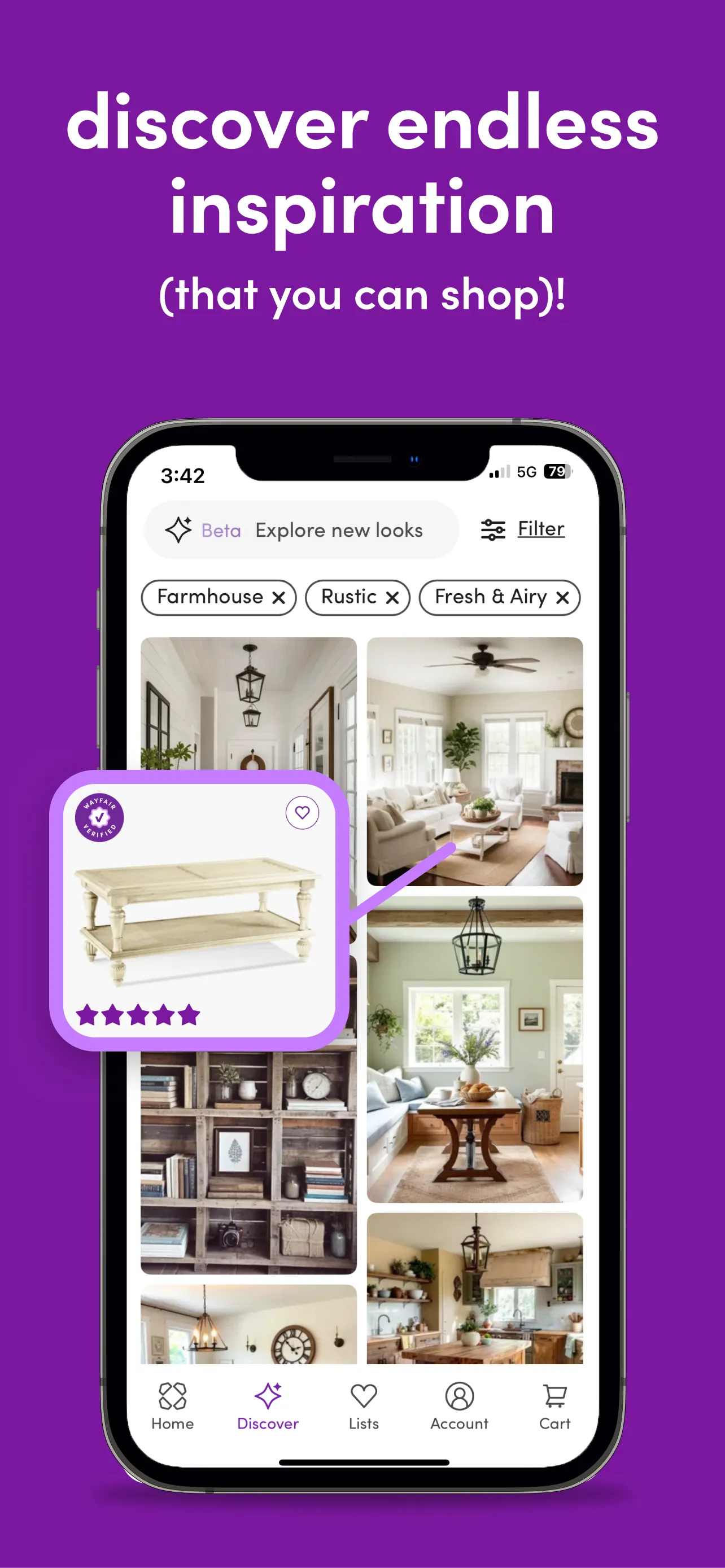 Wayfair – Shop All Things Home iphone screenshot 3