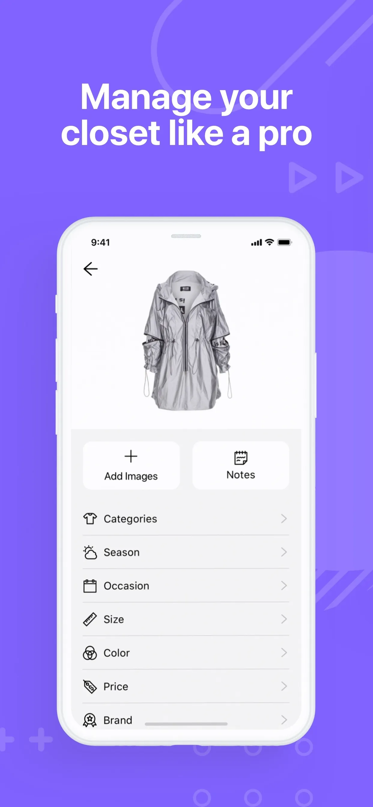 Pureple Outfit Planner iphone screenshot 5
