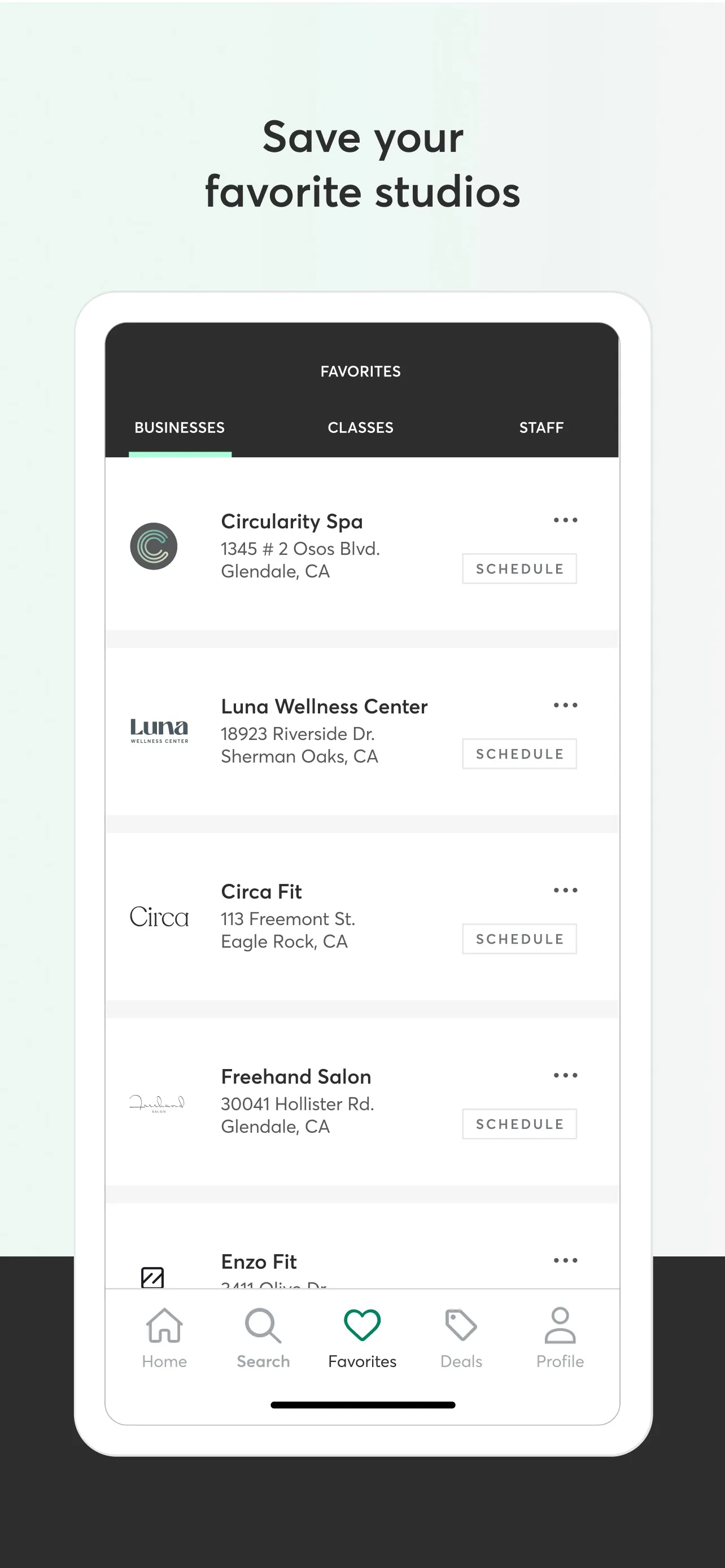 Mindbody: Fitness & Wellness iphone screenshot 6