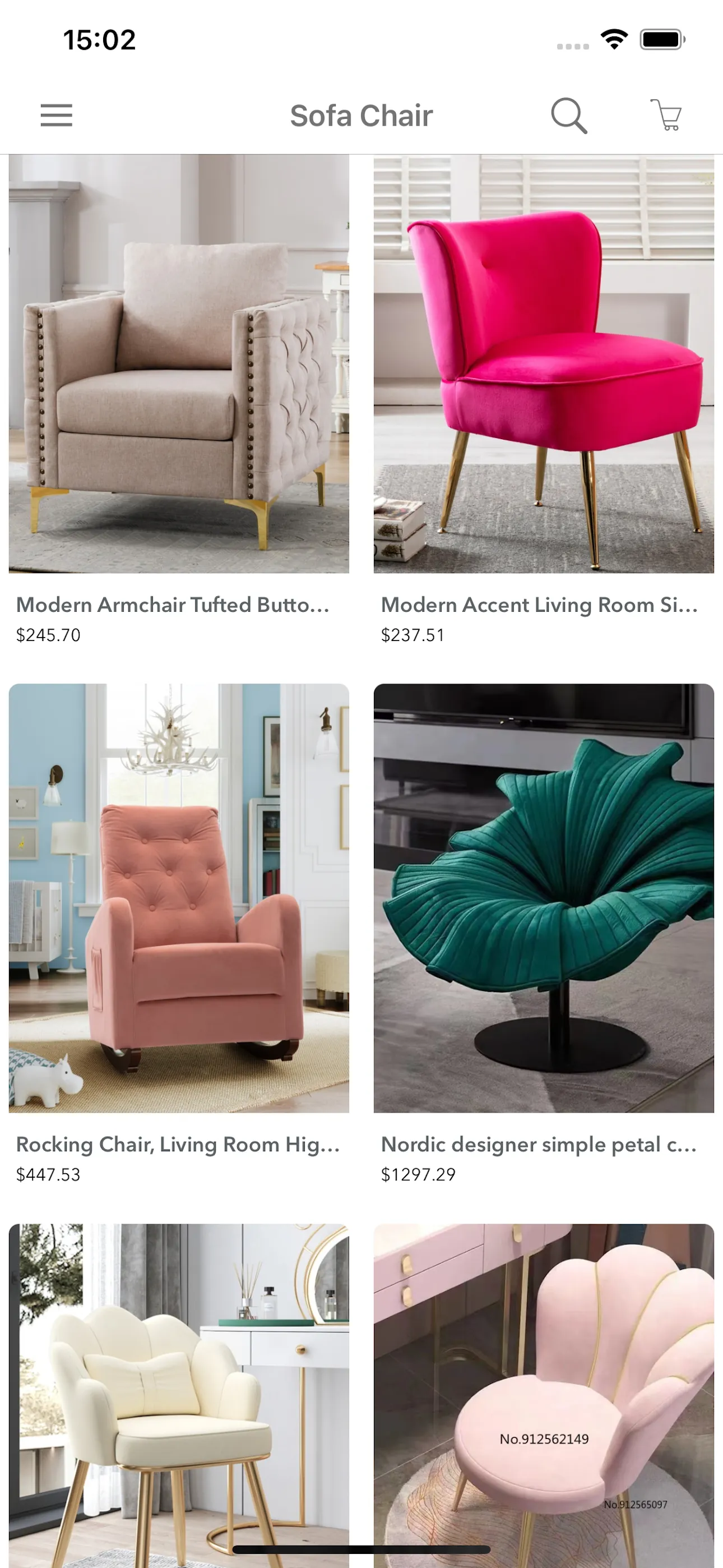 Cheap Furniture Shopping Shop iphone screenshot 1