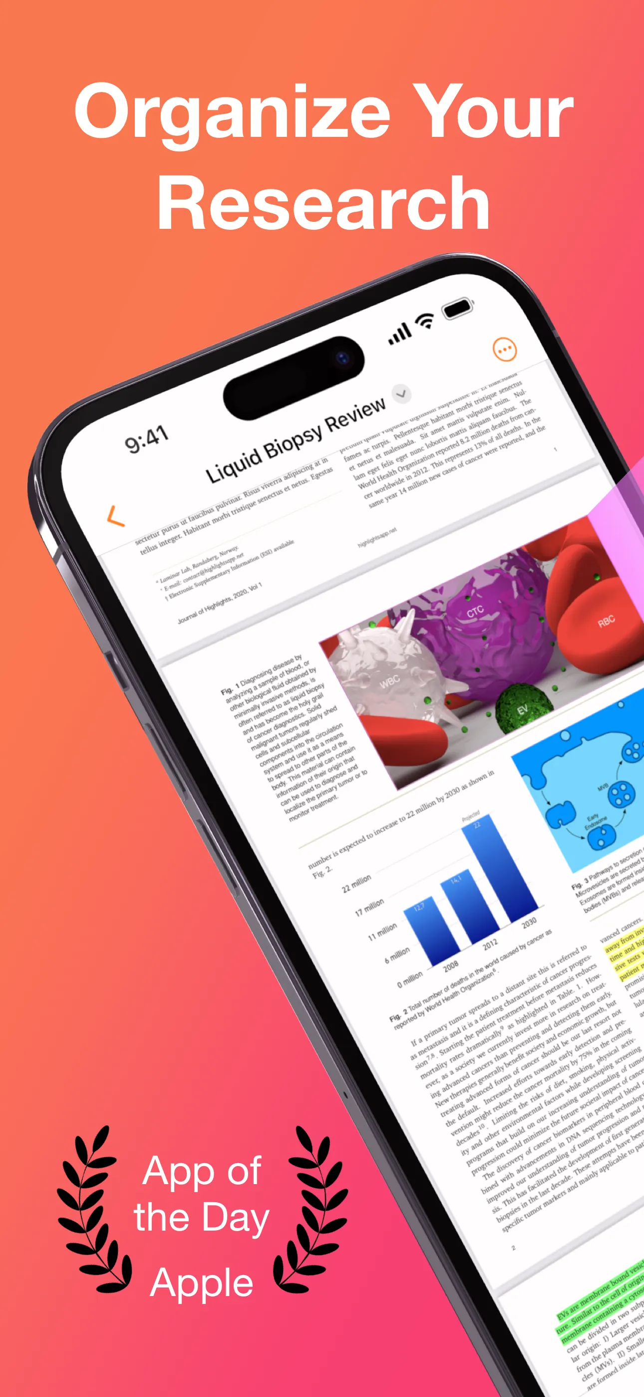 Highlights: PDF Reader & Notes iphone screenshot 2