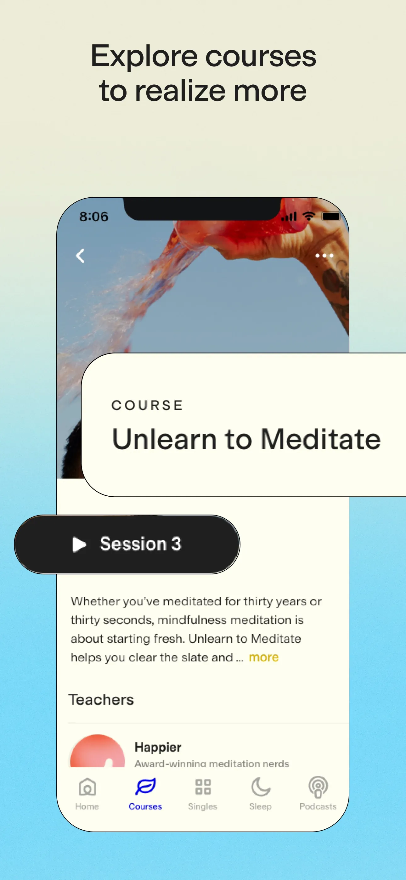Happier meditation iphone screenshot 9
