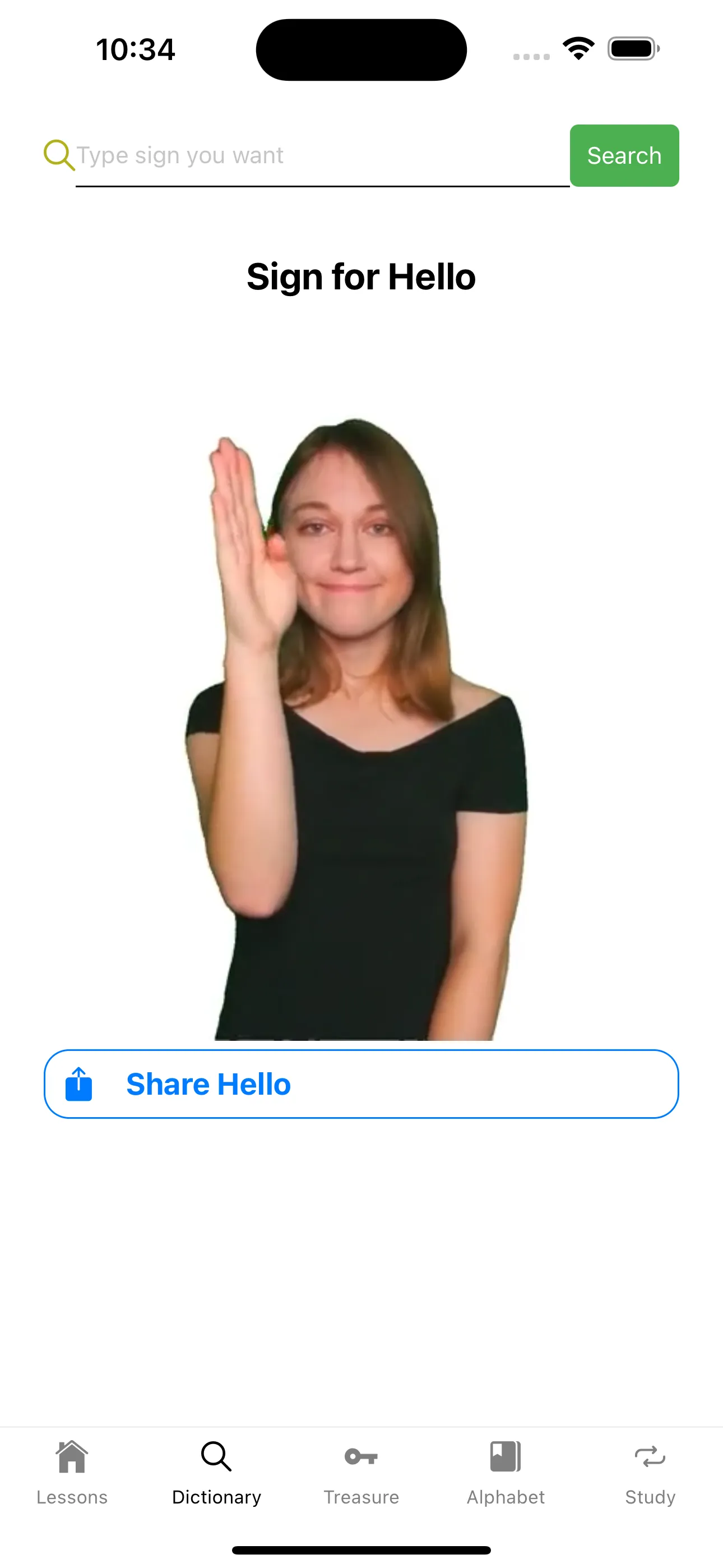 ASL Sign Language Pocket Sign iphone screenshot 3