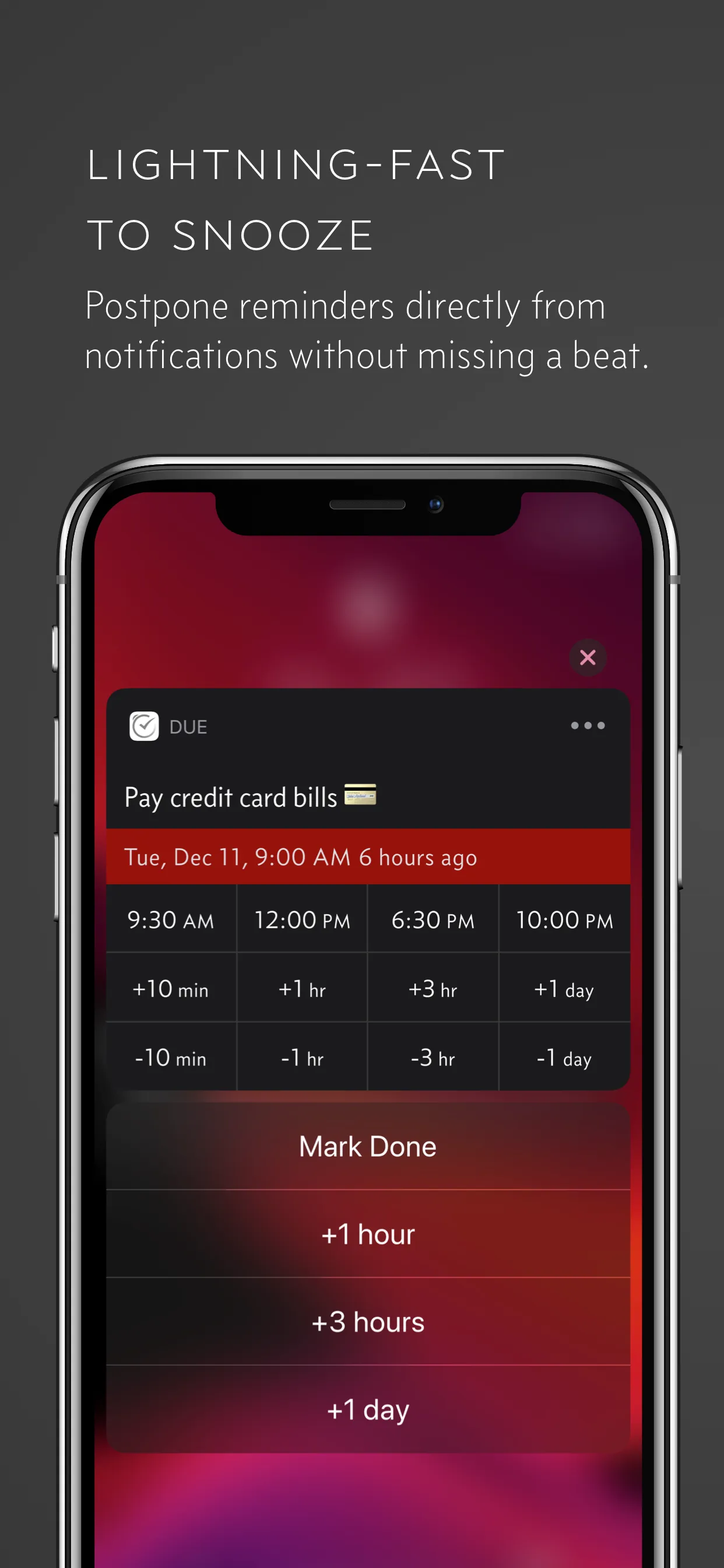 Due - Reminders & Timers iphone screenshot 6