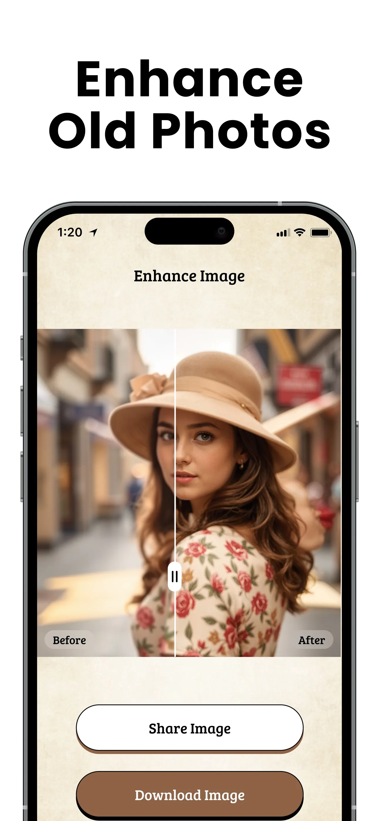 Restore Old Photos - Fixora AI iphone screenshot 4
