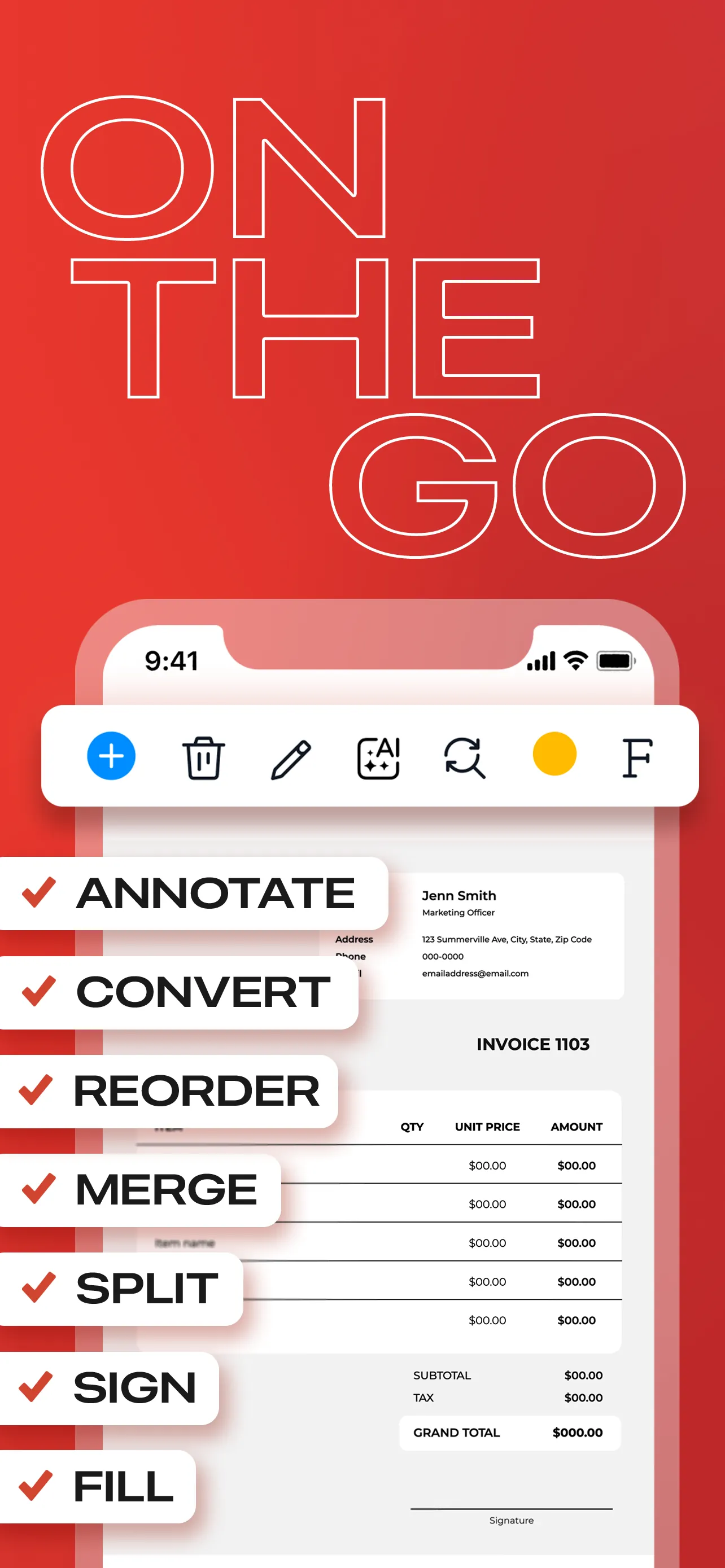 PDF Editor: Edit Everything iphone screenshot 3