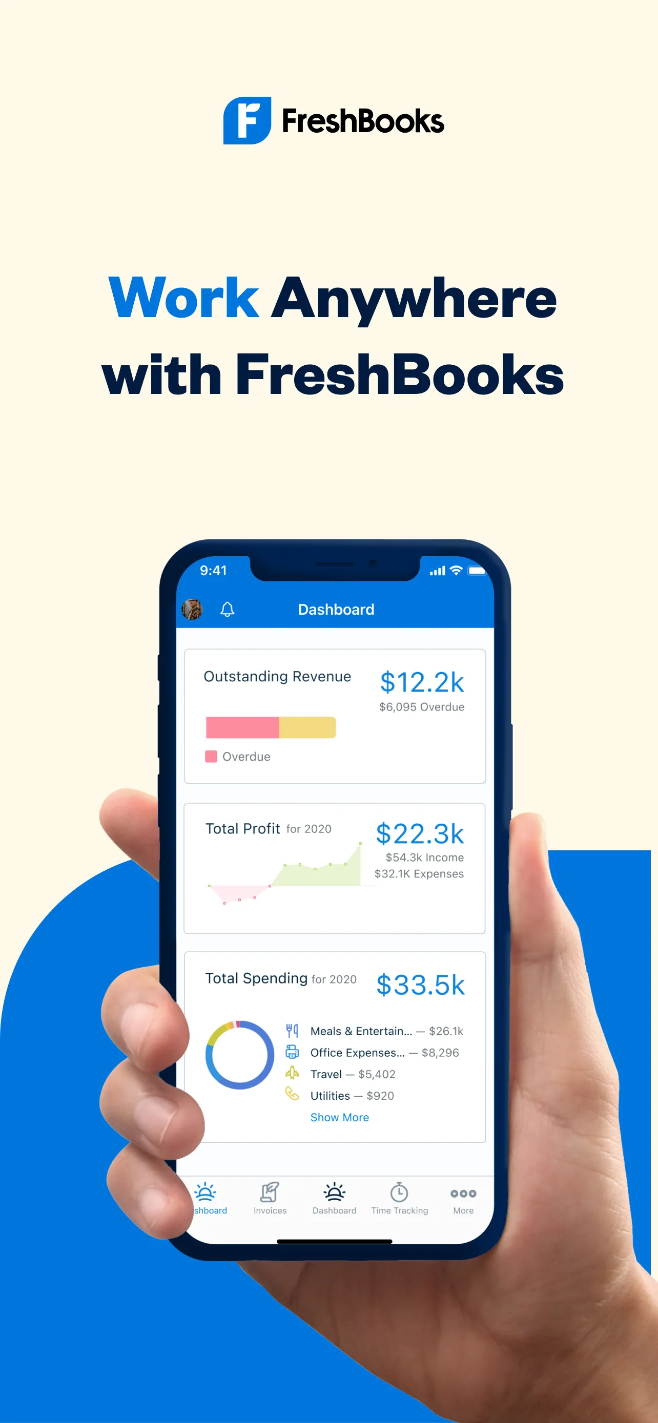 FreshBooks Invoicing App iphone screenshot 1
