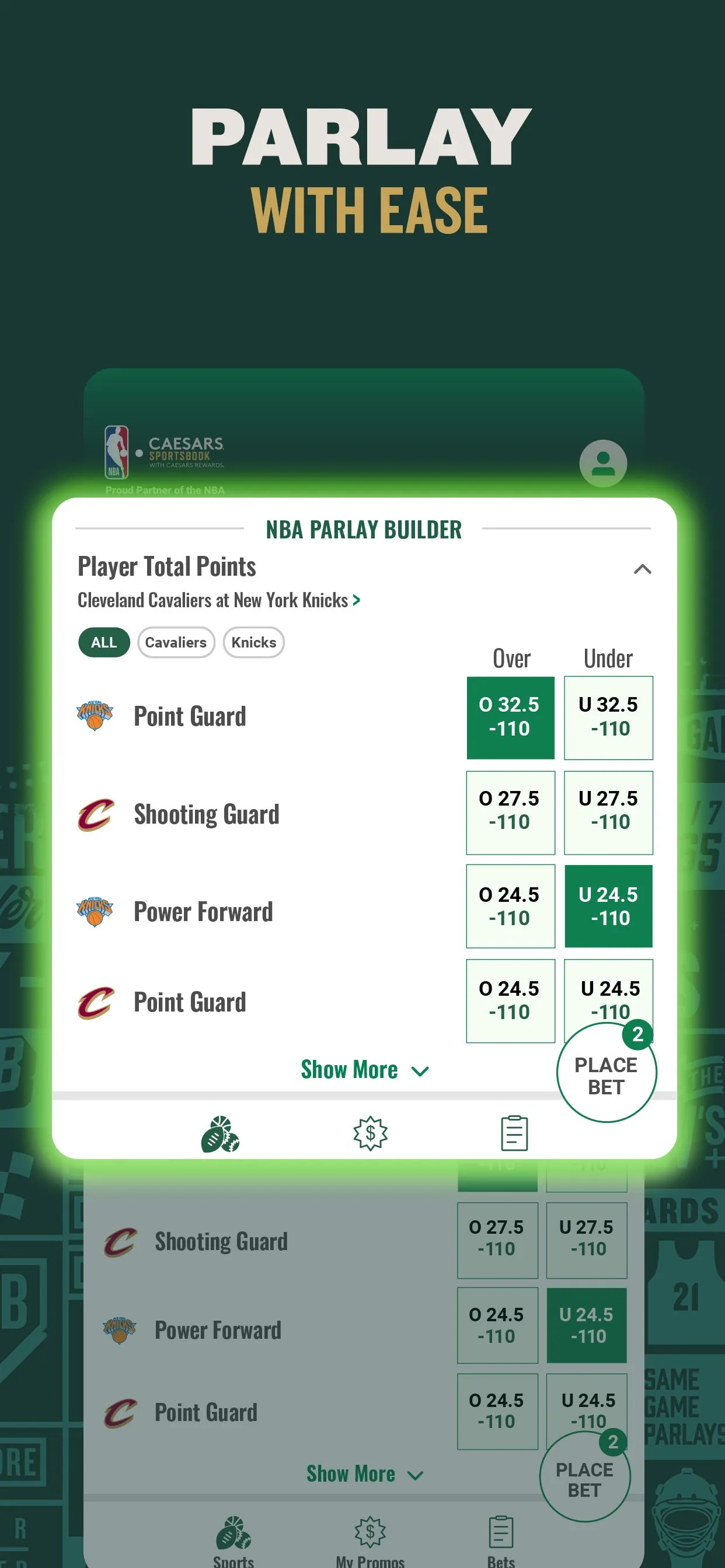 Caesars Sportsbook iphone screenshot 5