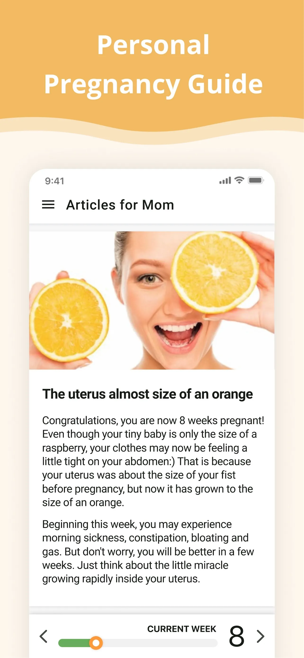 Pregnancy App. iphone screenshot 8