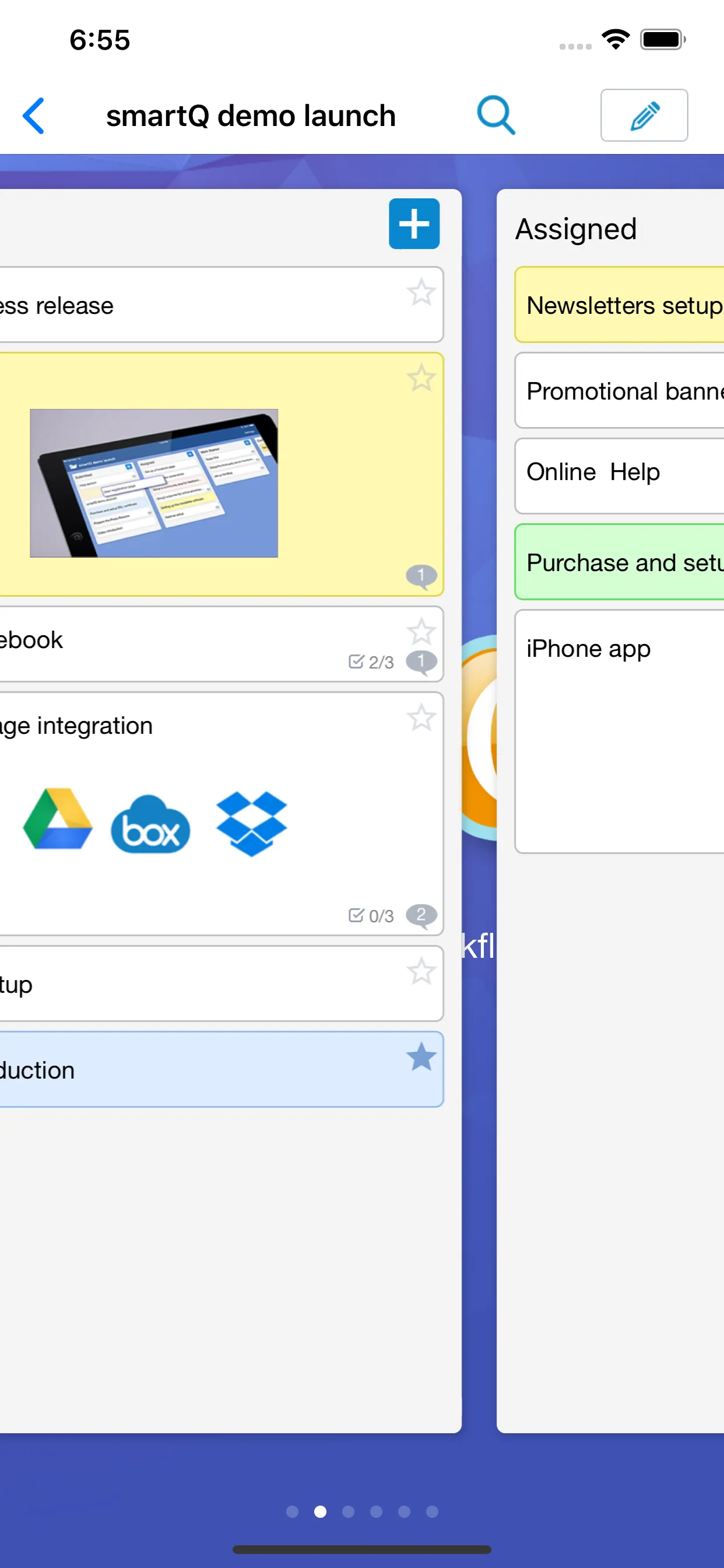 smartQ - workflow management iphone screenshot 4