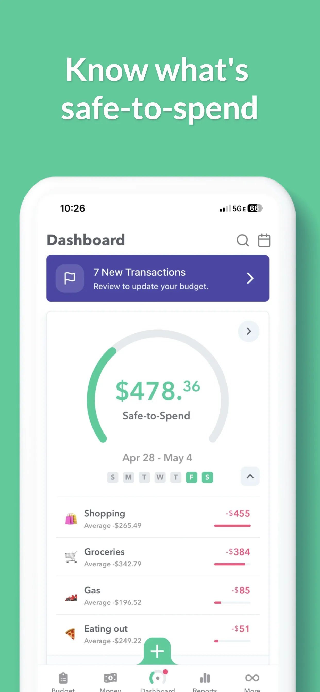 Weekly: Budget Planner App iphone screenshot 2