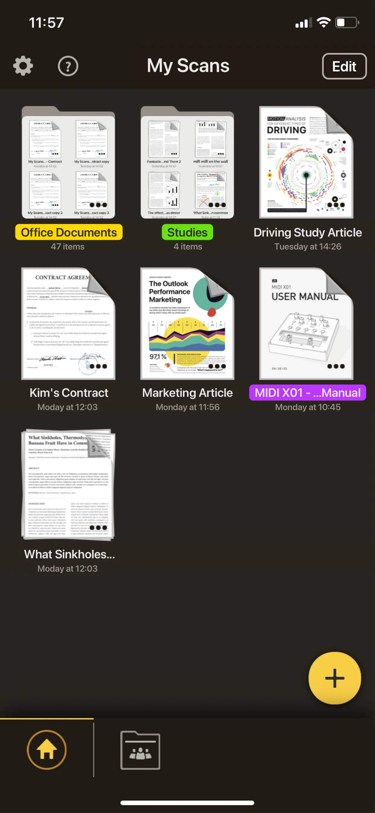 My Scans, best PDF Scanner App iphone screenshot 2