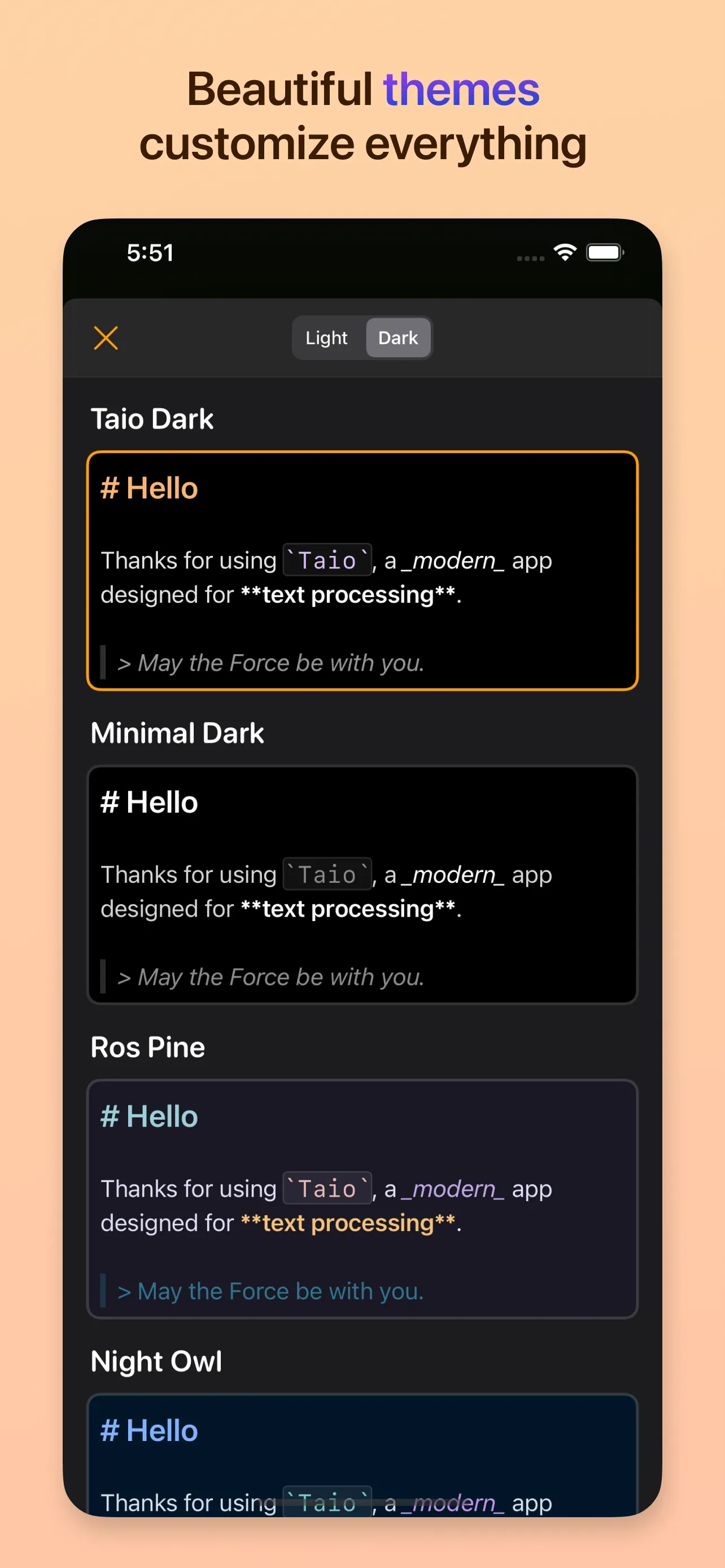 Taio - Markdown & Text Actions iphone screenshot 4