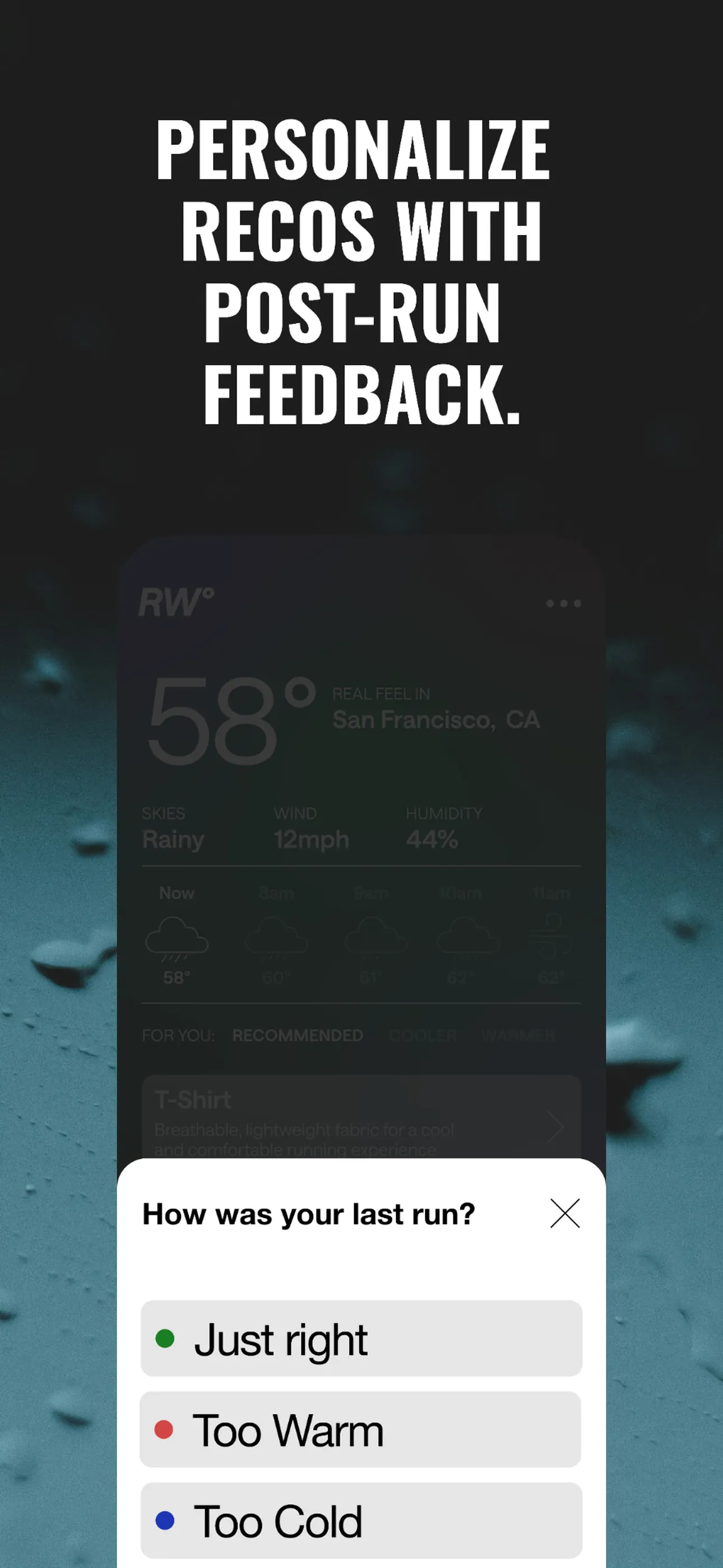 Running Weather: What to Wear iphone screenshot 4
