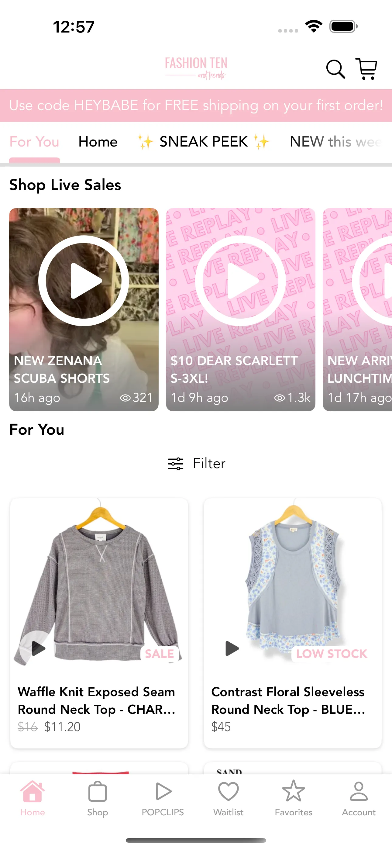 Fashion Ten and Trends iphone screenshot 2