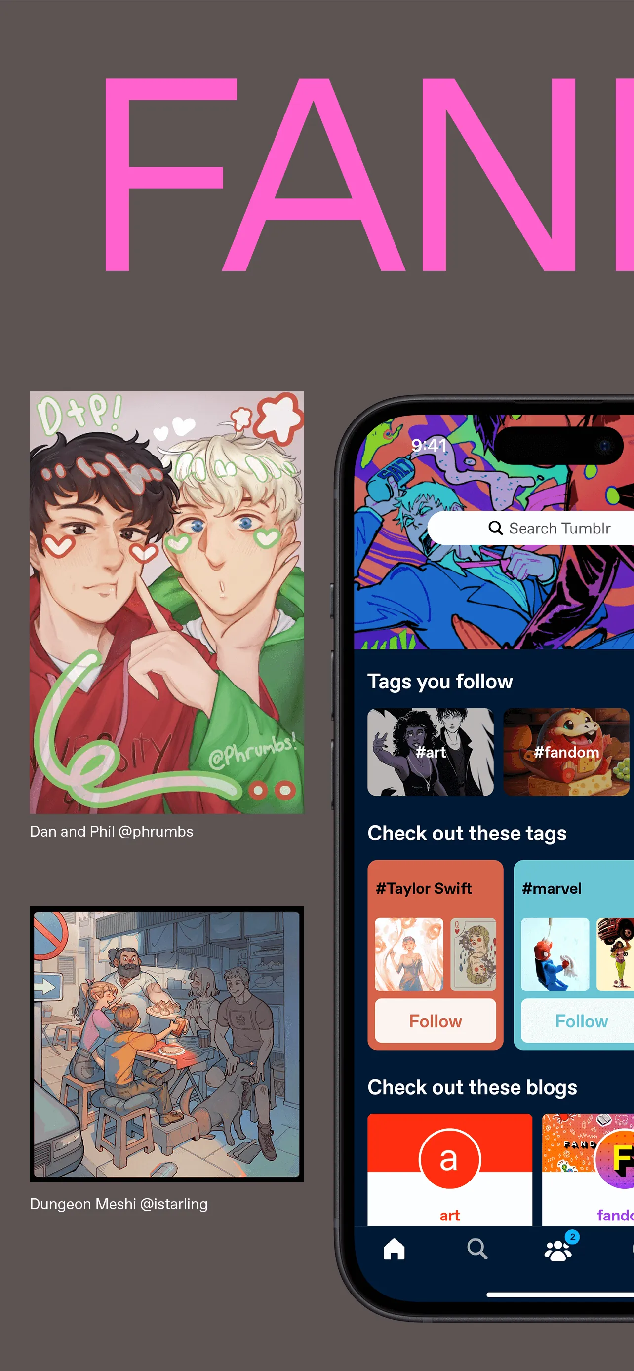 Tumblr – Fandom, Art, Chaos iphone screenshot 4