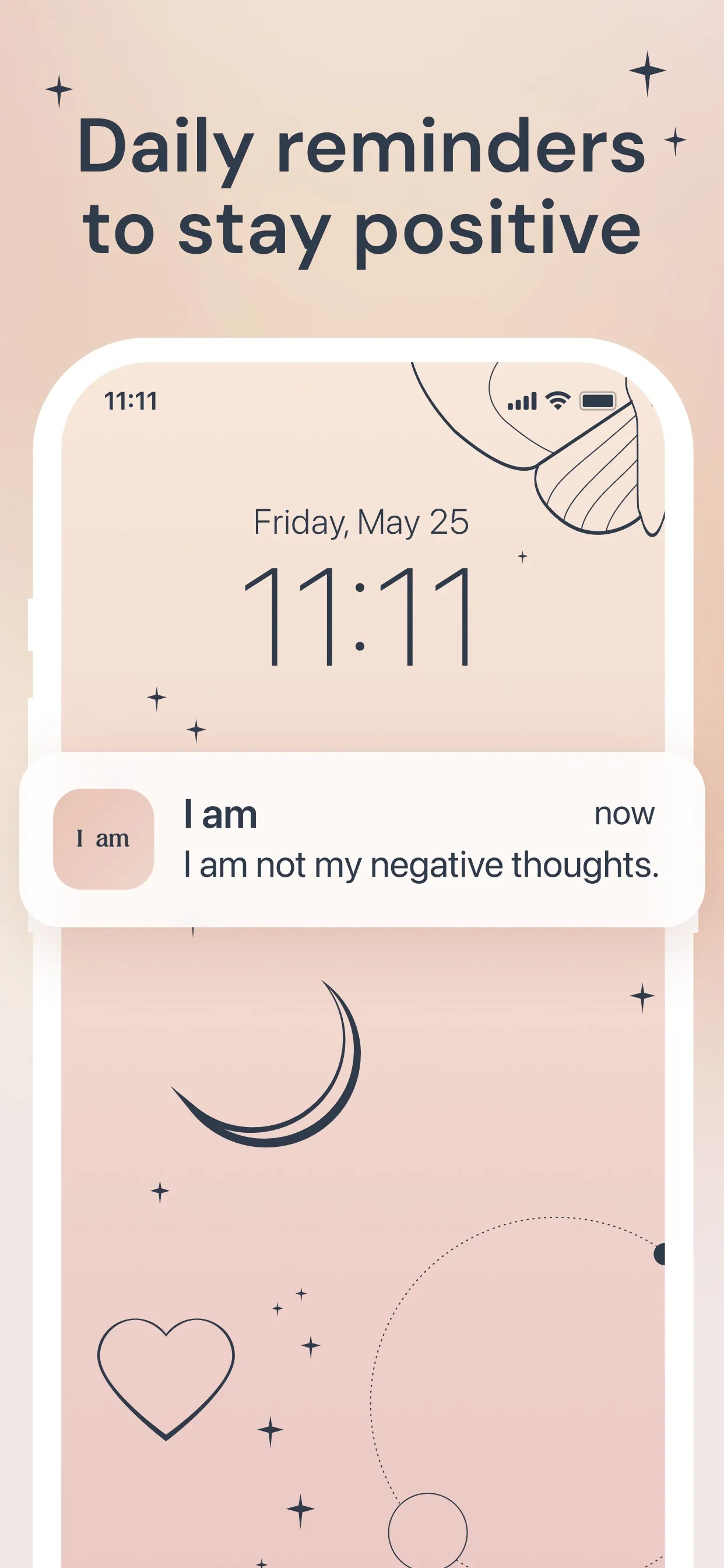 I am - Daily Affirmations iphone screenshot 1