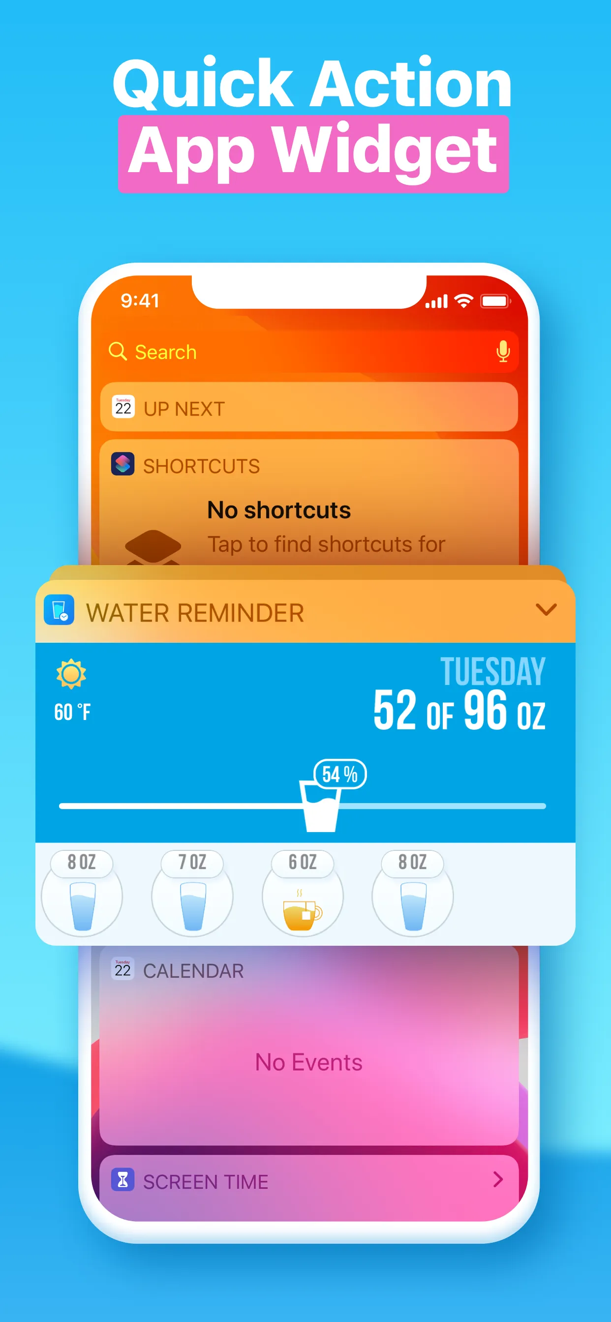 Water Reminder - Daily Tracker iphone screenshot 6