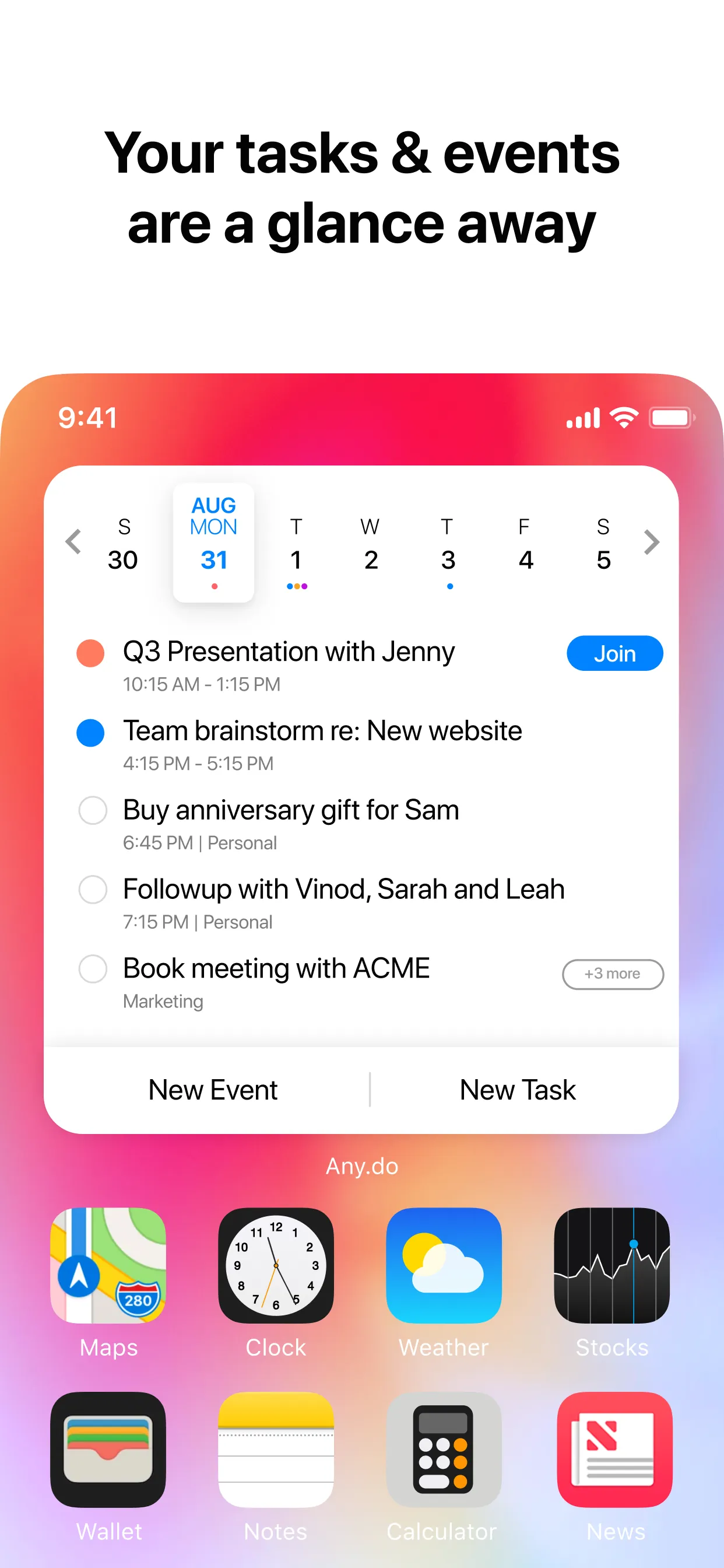 Any.do: To do list & Planner iphone screenshot 4
