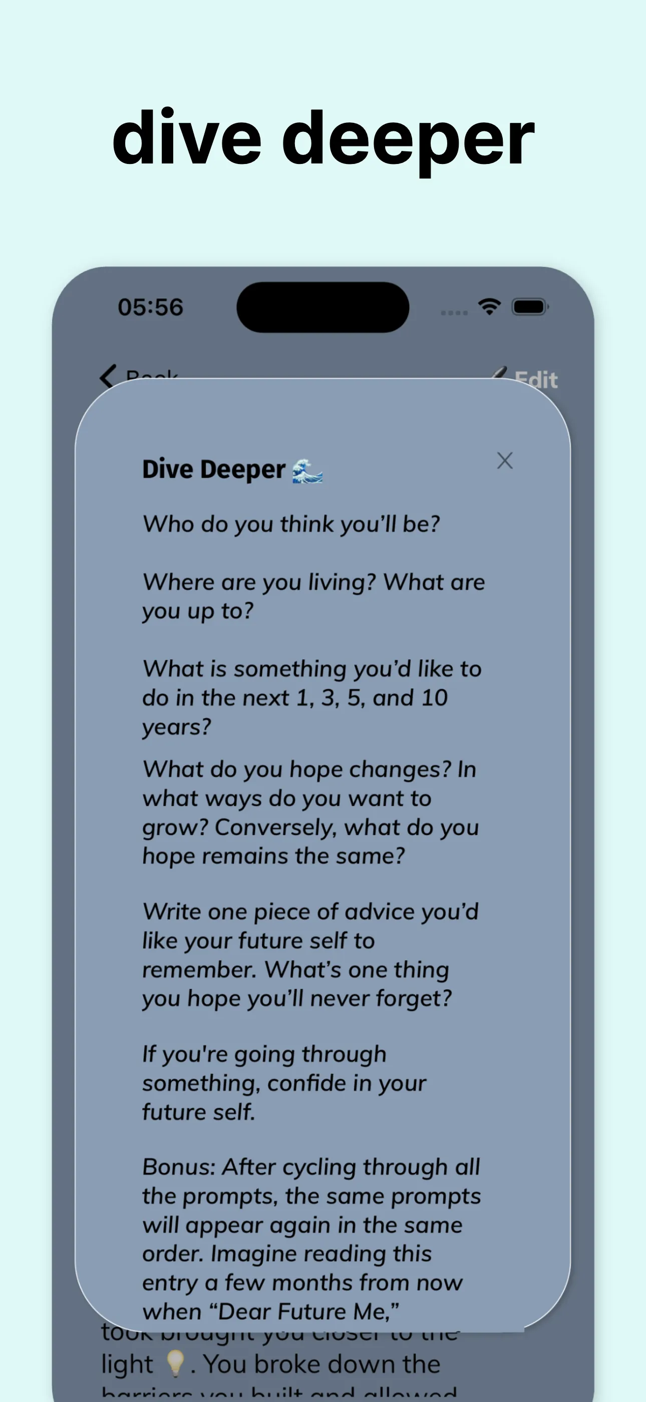 Prompted Journal - Shadow Work iphone screenshot 4