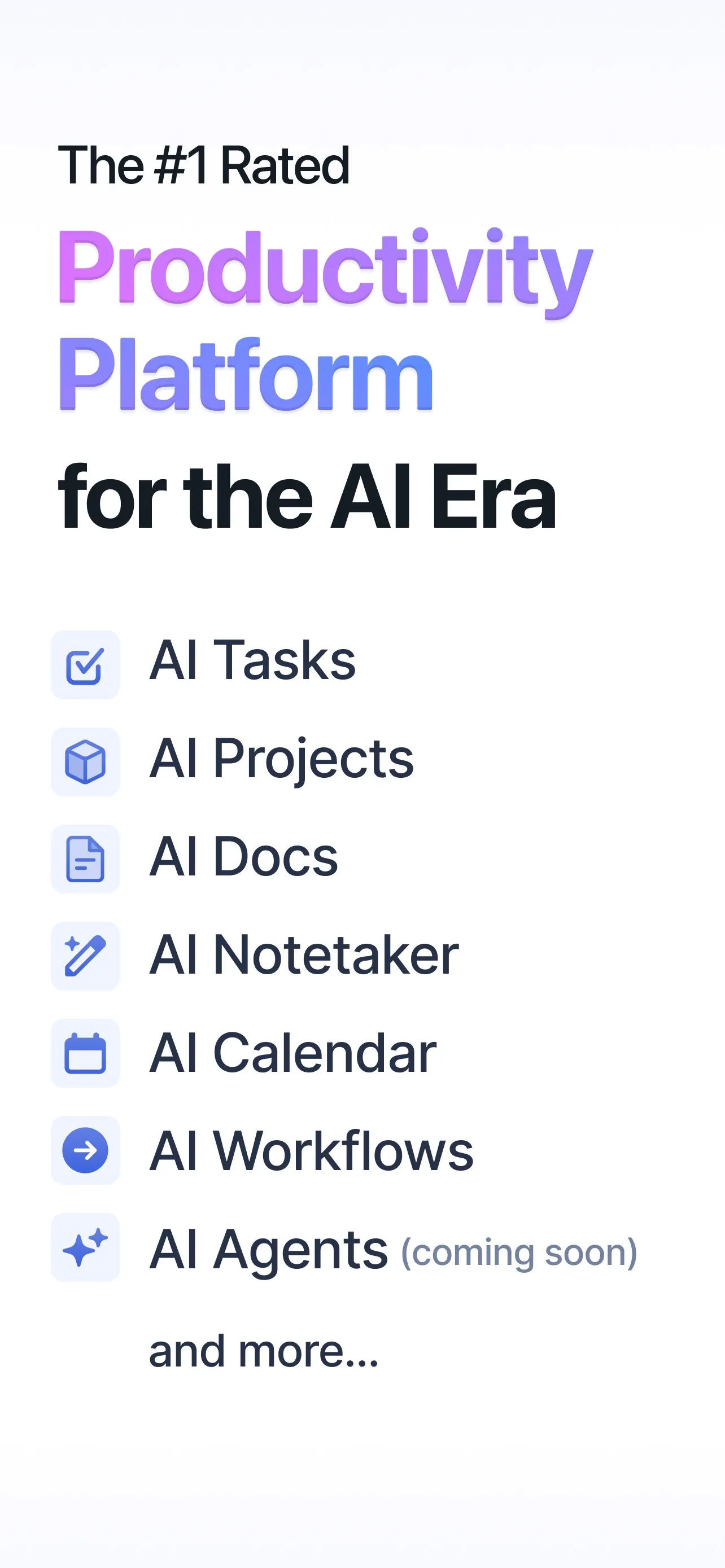 Motion: Tasks & AI Scheduling iphone screenshot 1