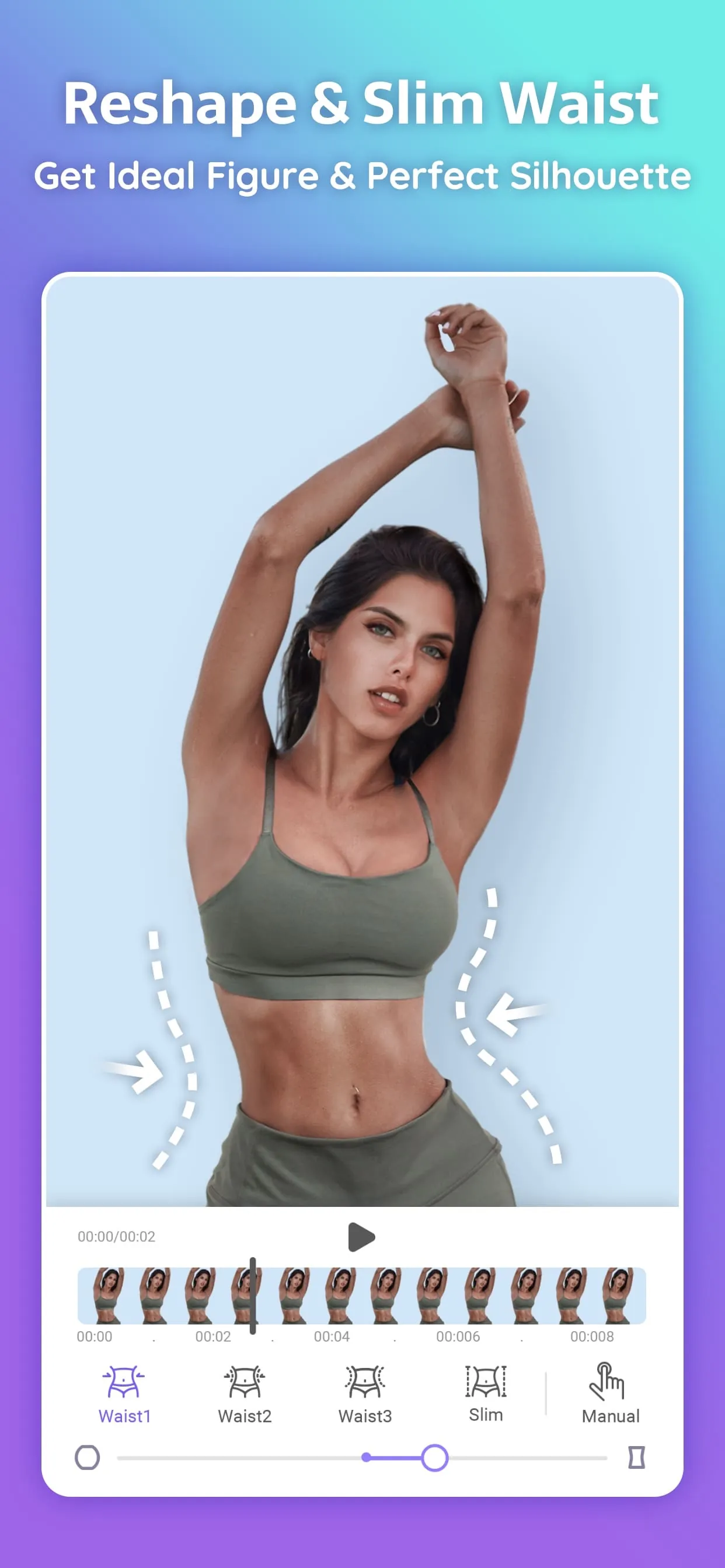 PrettyUp- AI Body Editor Video iphone screenshot 7