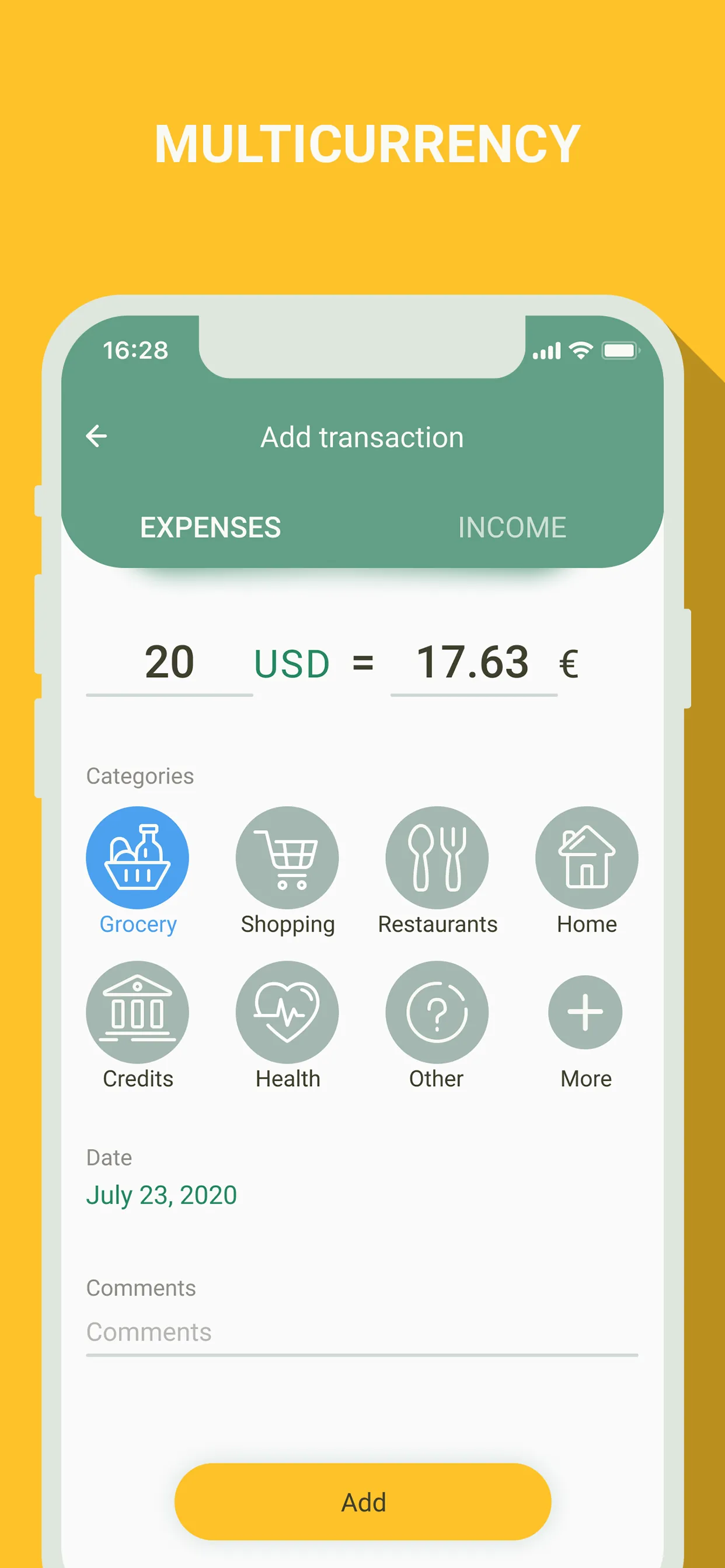 Money manager, expense tracker iphone screenshot 4