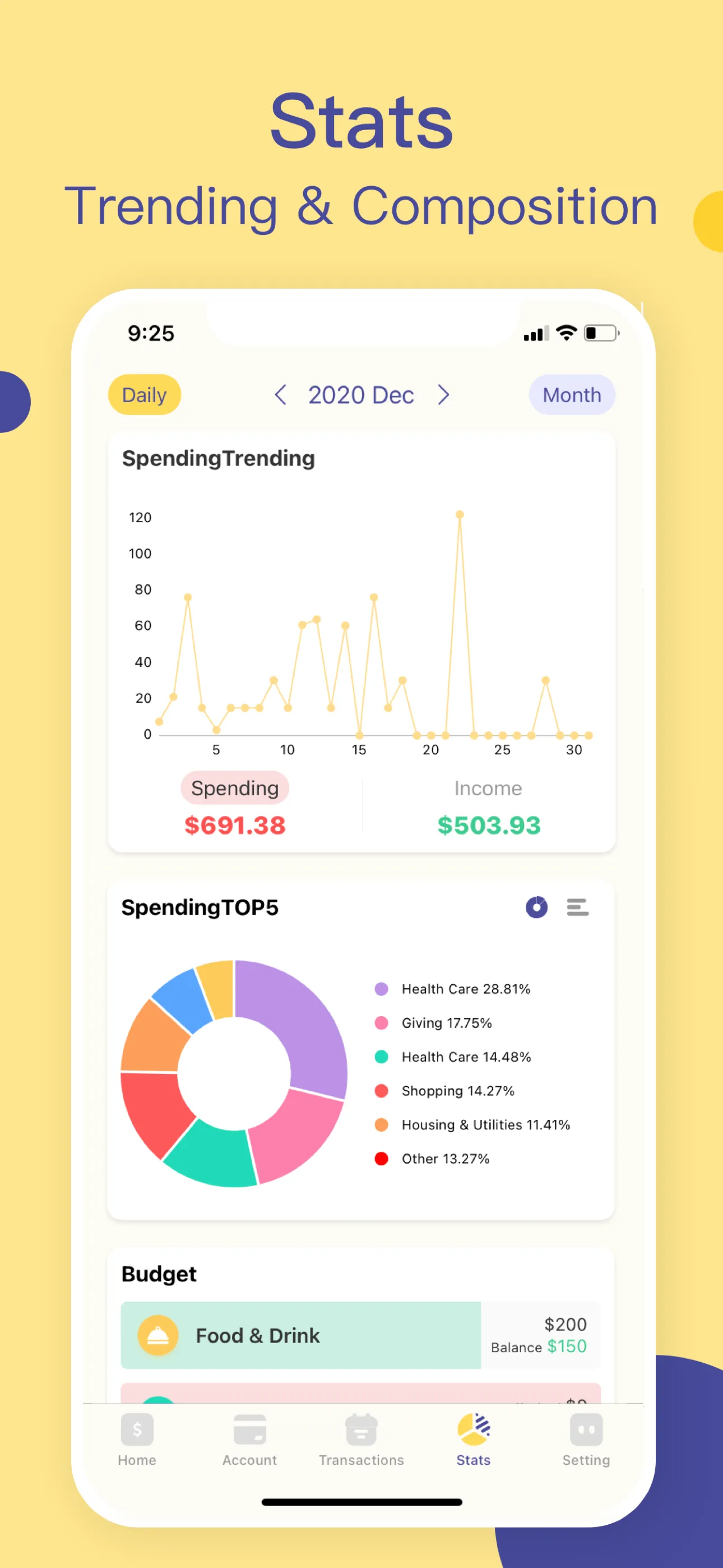 Budget App - Spending Tracker iphone screenshot 5