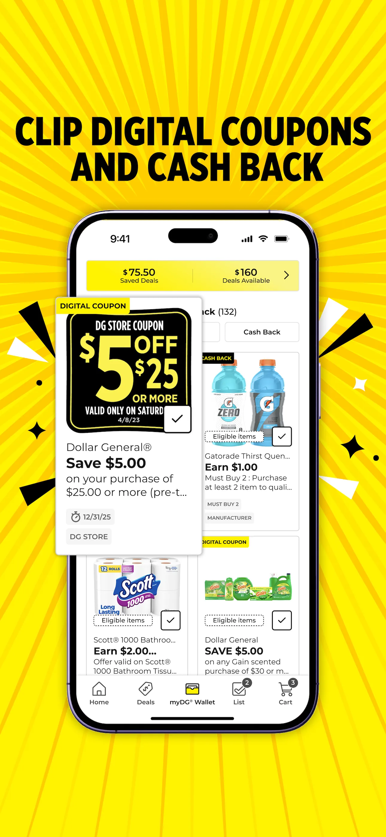 Dollar General-Digital Coupons iphone screenshot 3