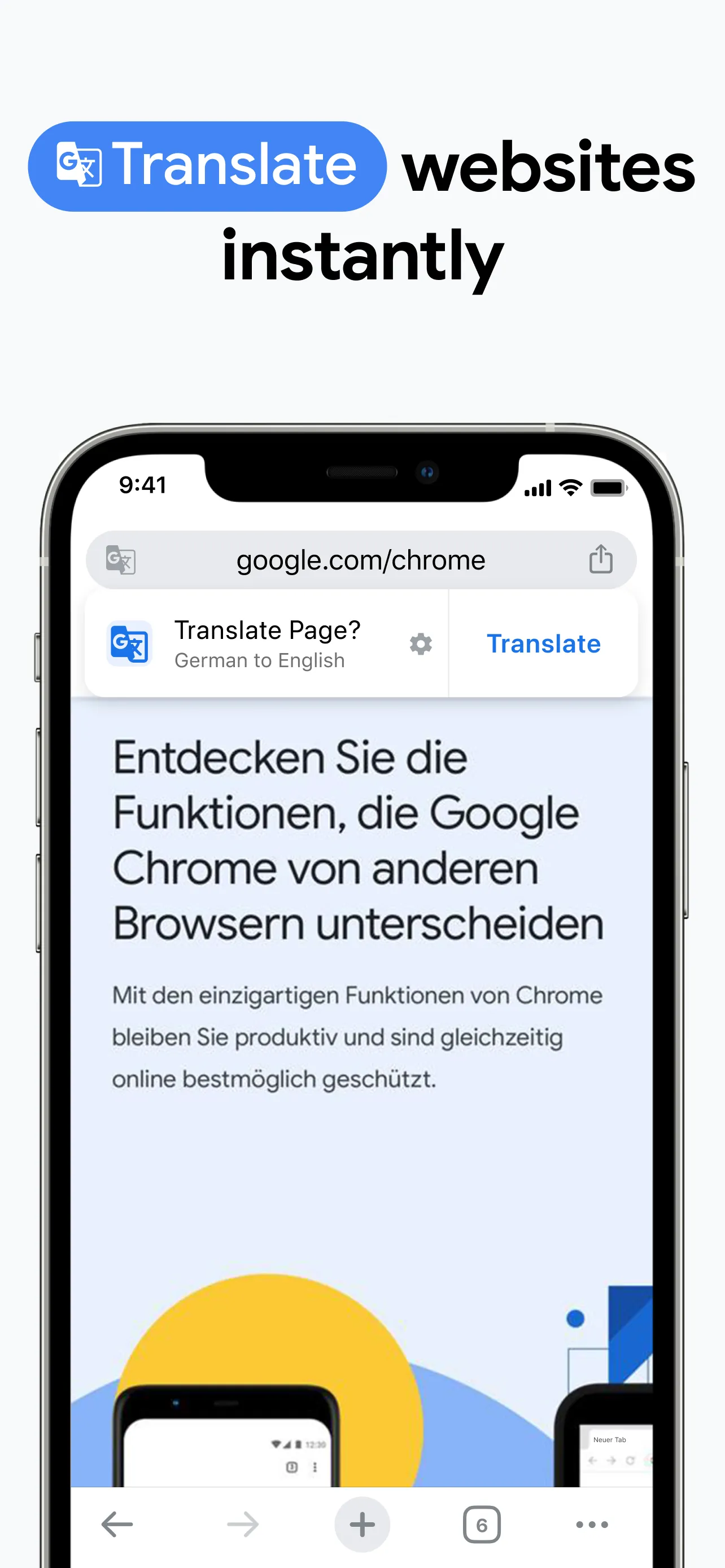 Google Chrome iphone screenshot 3