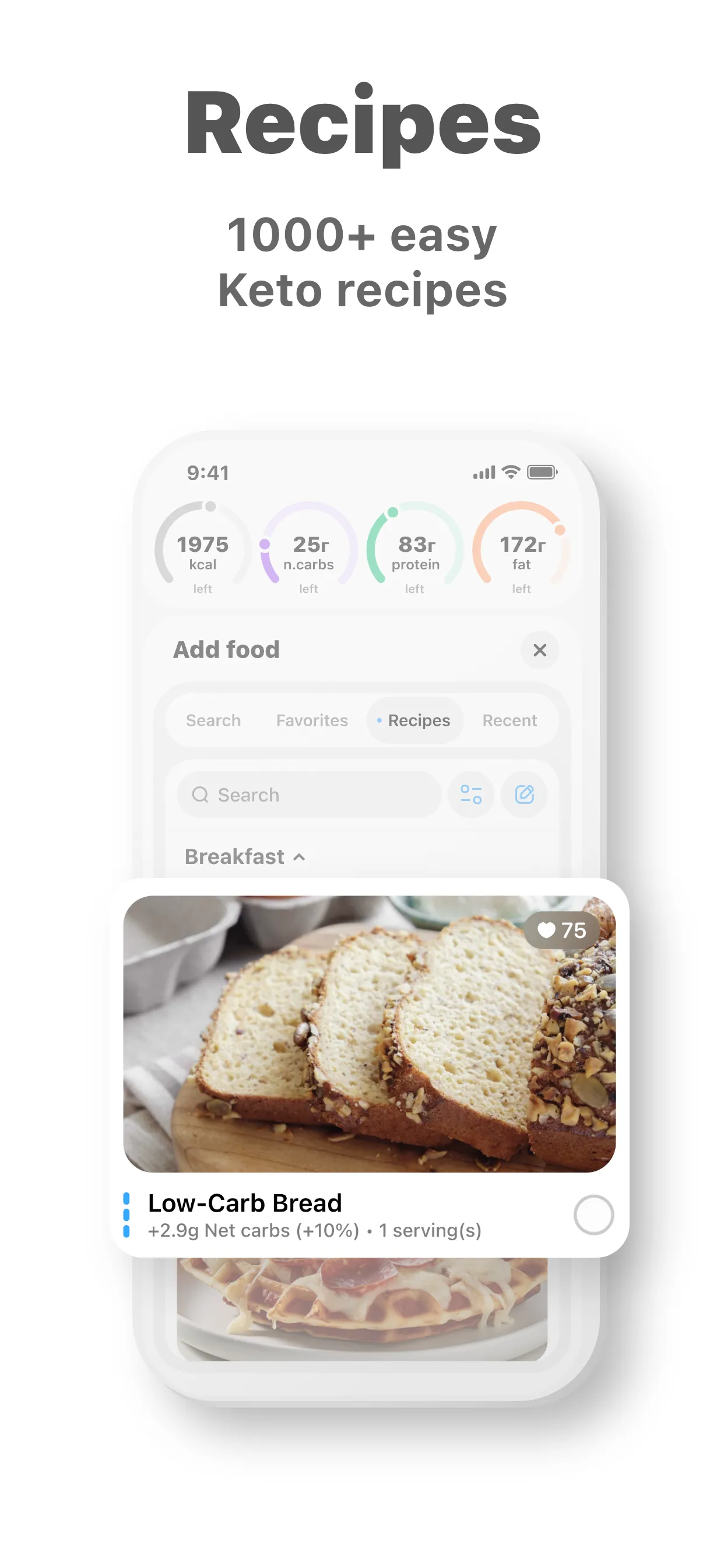 Keto diet app－Low carb manager iphone screenshot 5