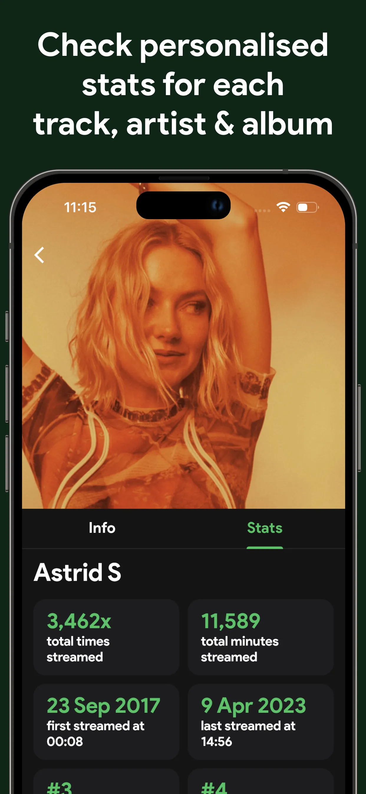 stats.fm for Spotify Music App iphone screenshot 8