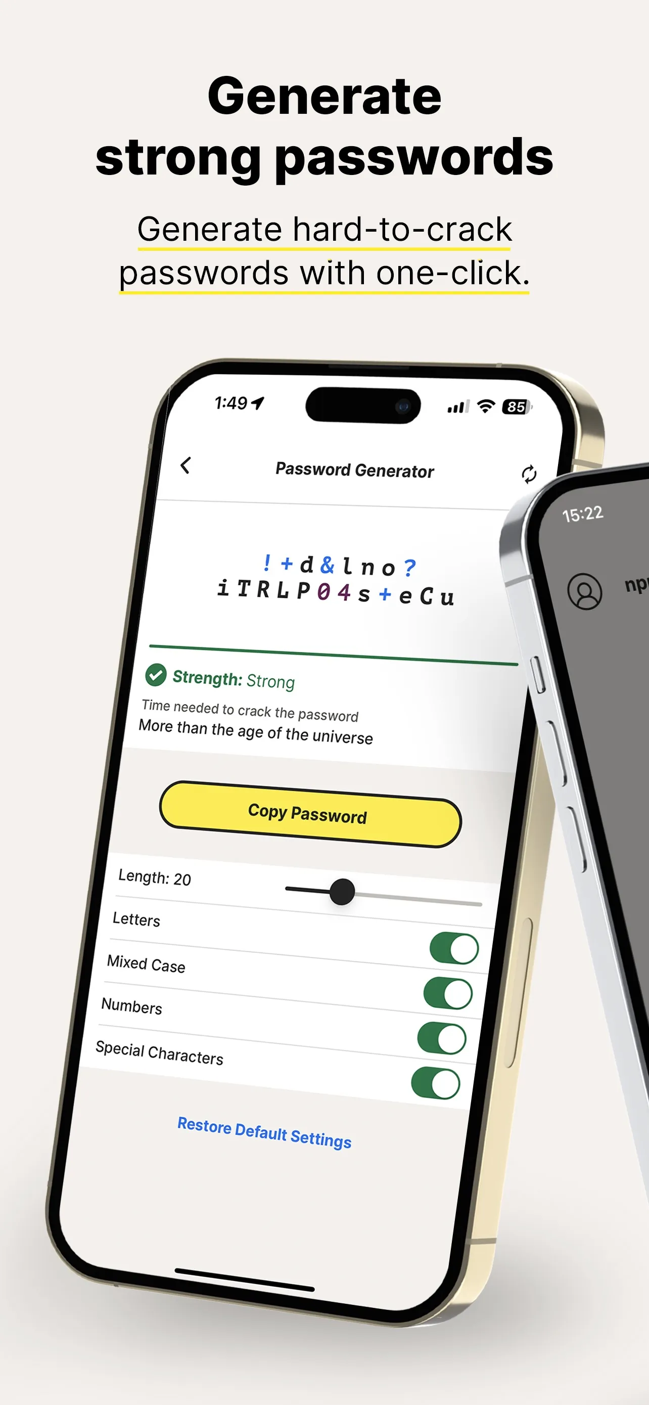 Norton Password Manager iphone screenshot 5