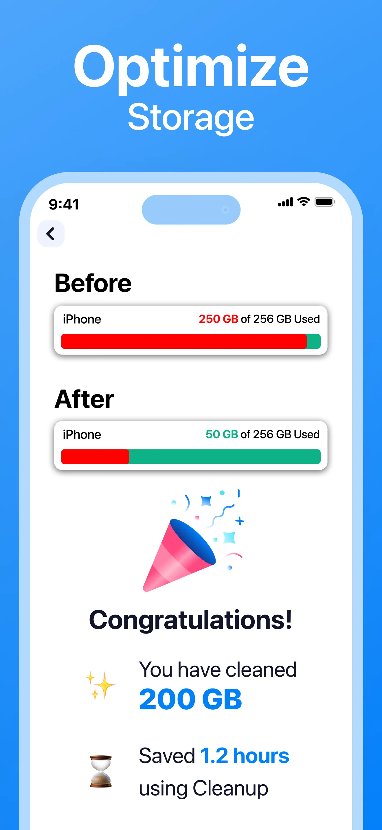 Cleanup: Phone Storage Cleaner iphone screenshot 2