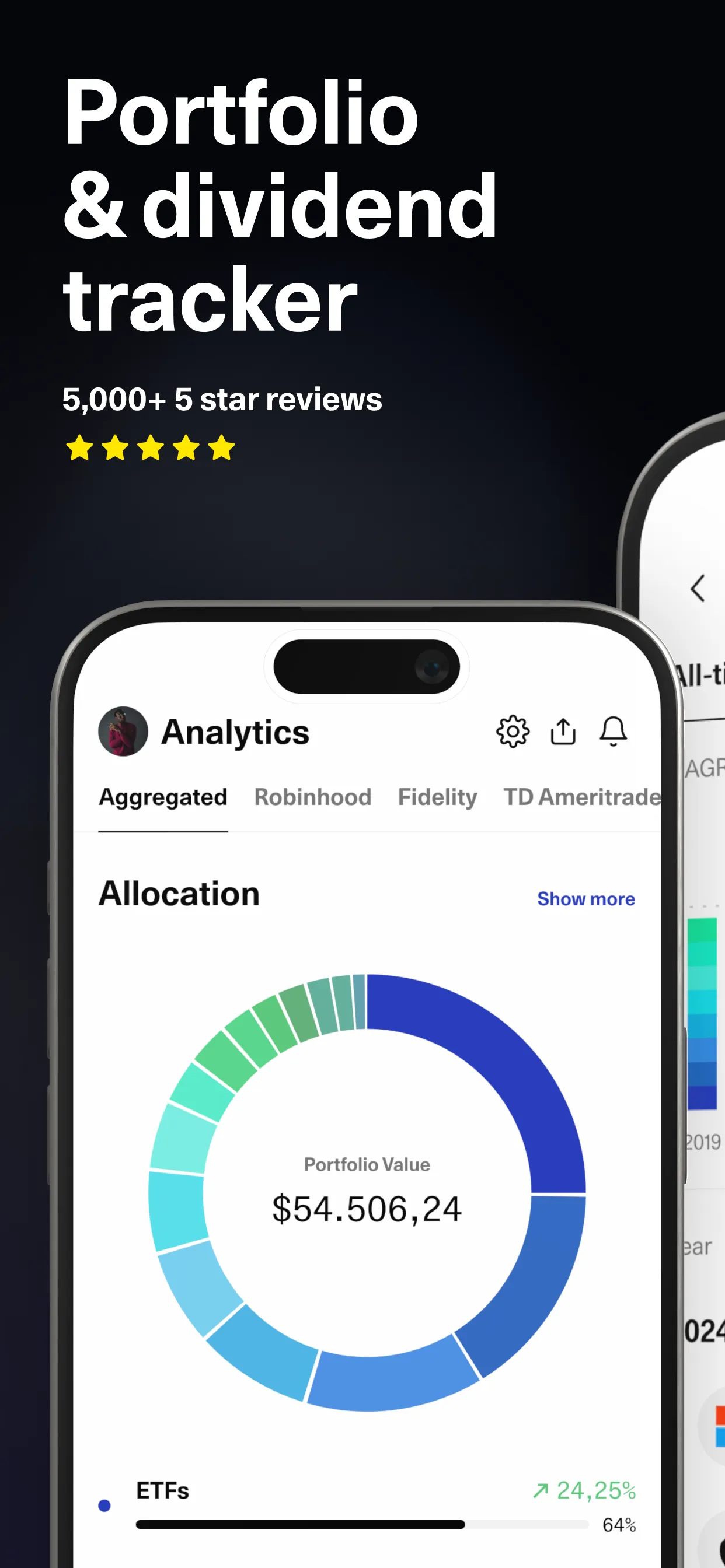 getquin - Portfolio Tracker iphone screenshot 1