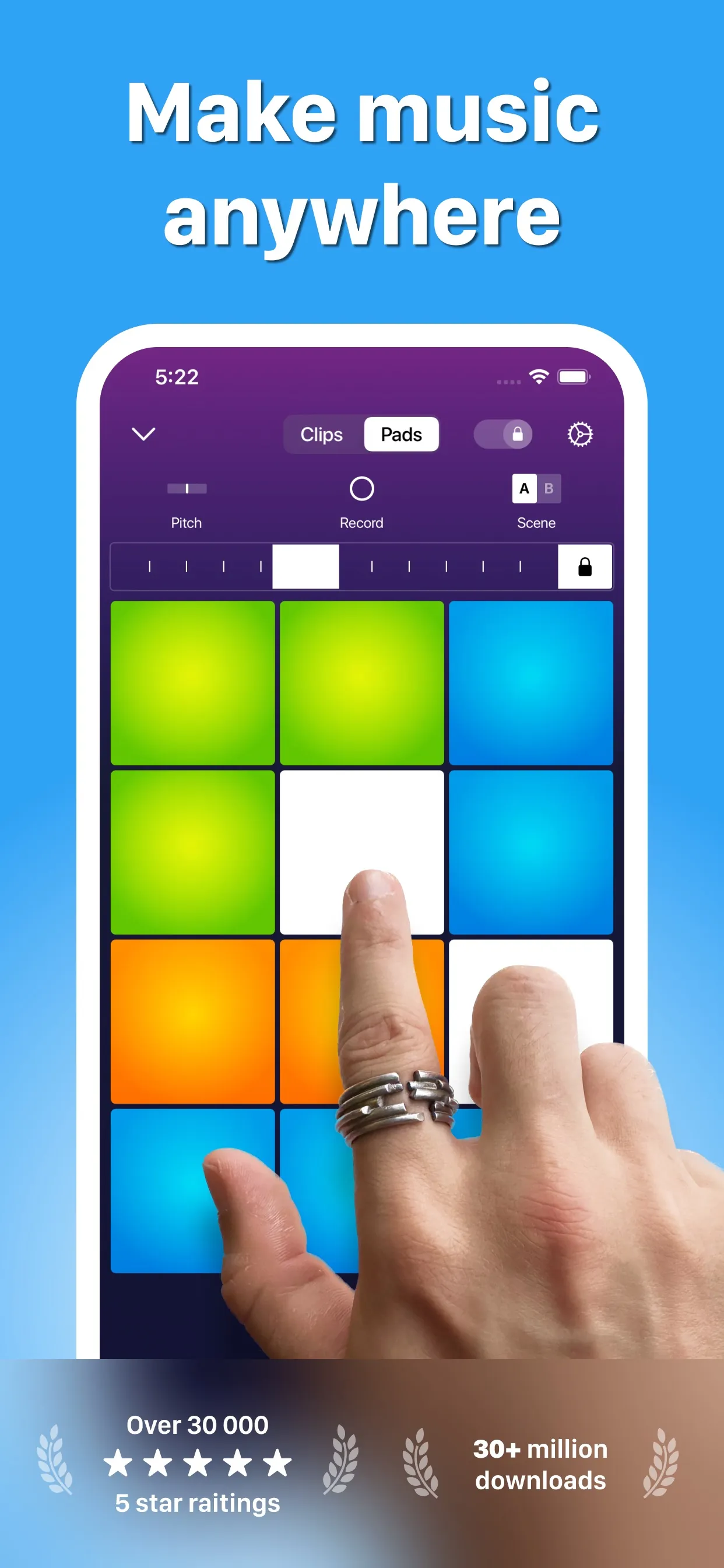 Drum Pads 24 Beat Maker Music iphone screenshot 1