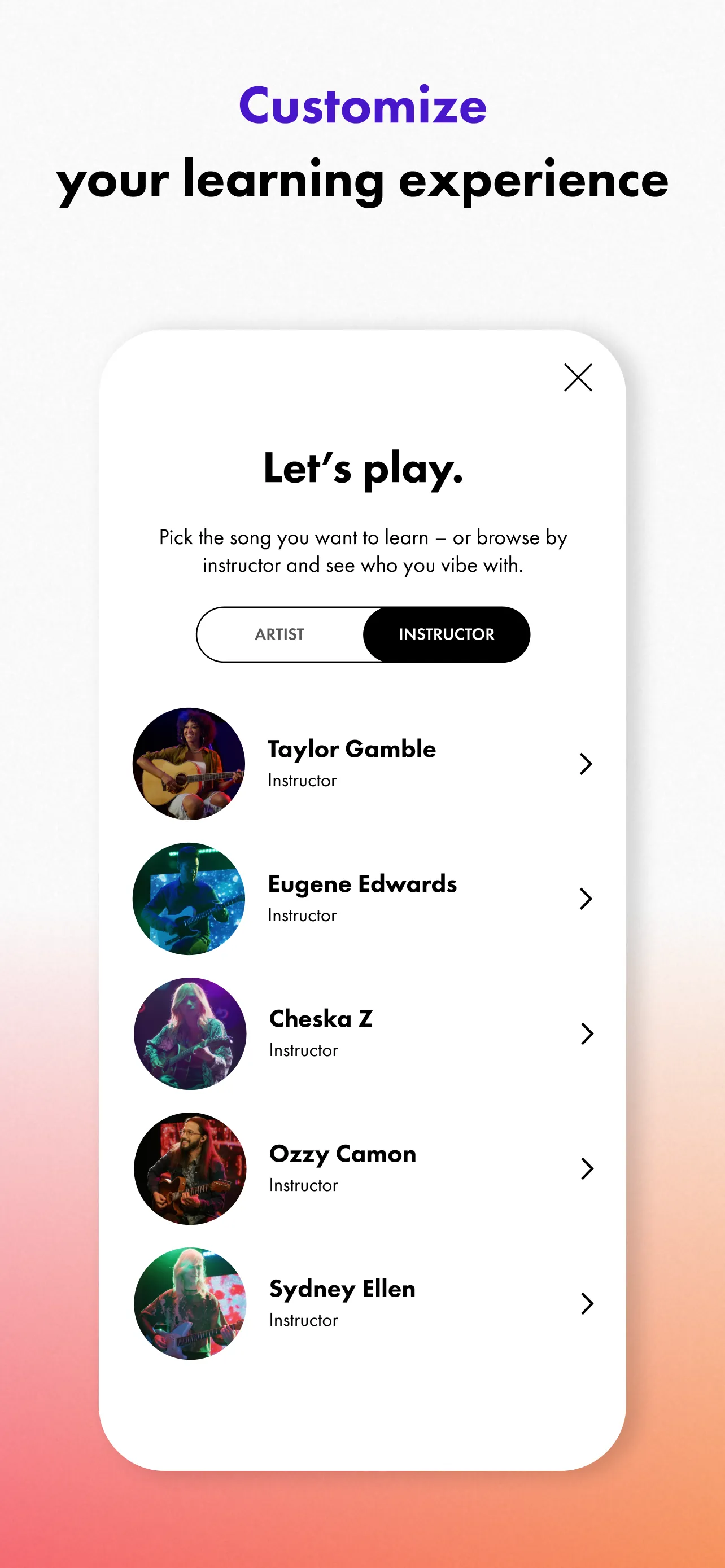 Fender Play: Songs & Lessons iphone screenshot 7
