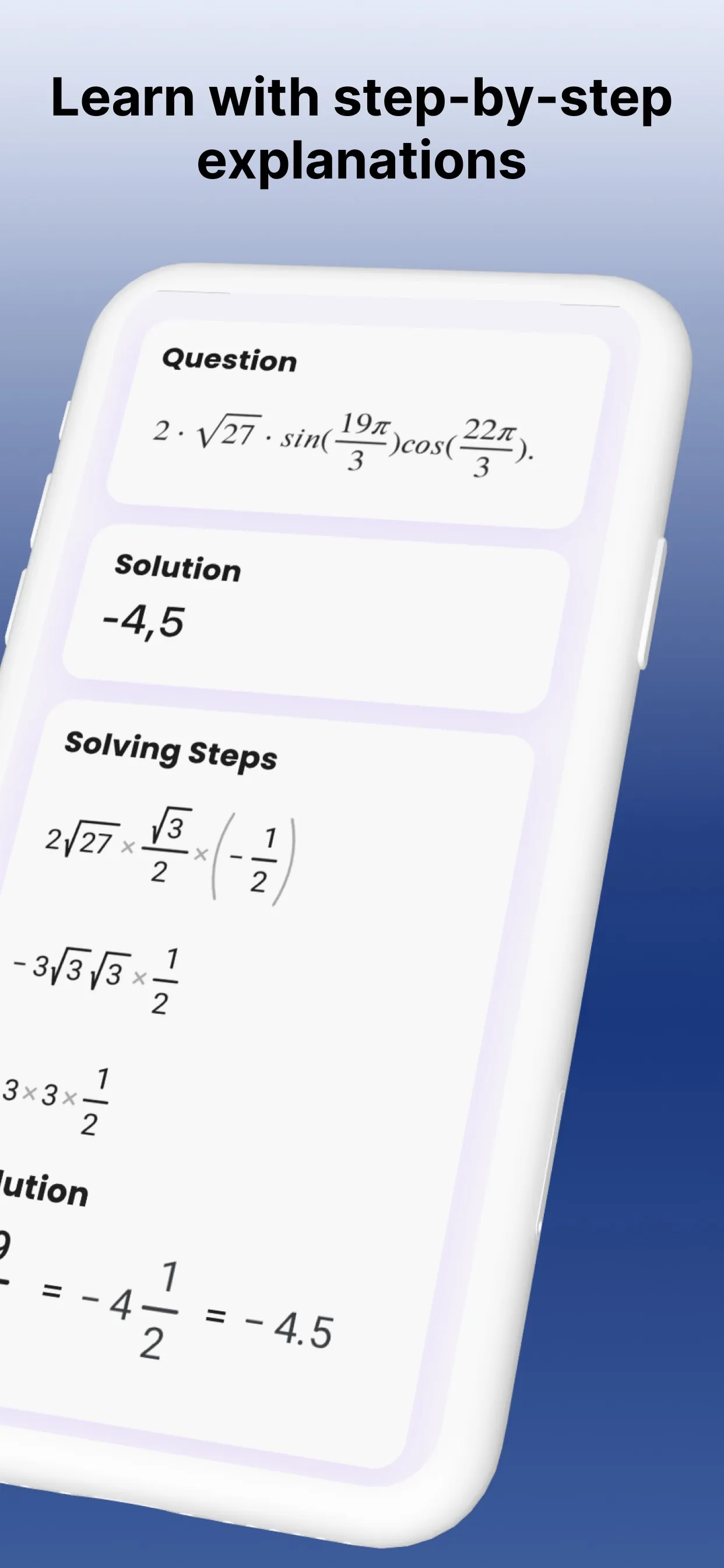 The Math Solver App® iphone screenshot 2