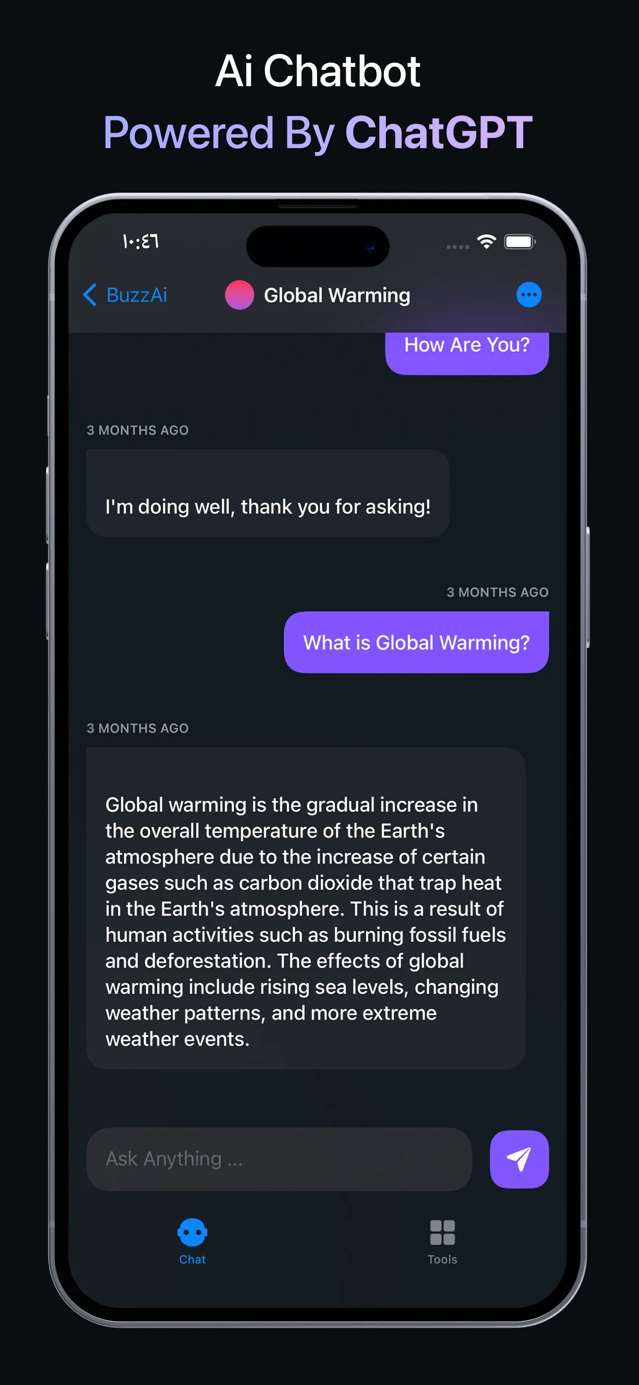 Flash Chat: Ai Chat Assistant iphone screenshot 1